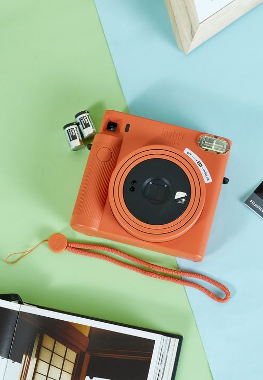 Instax Square Camera Sq1 Terracotta Orange Camera