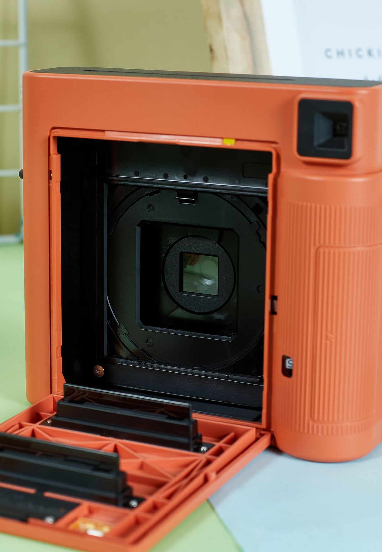 كاميرا انستاكس مربعةSq1 بلون برتقالي