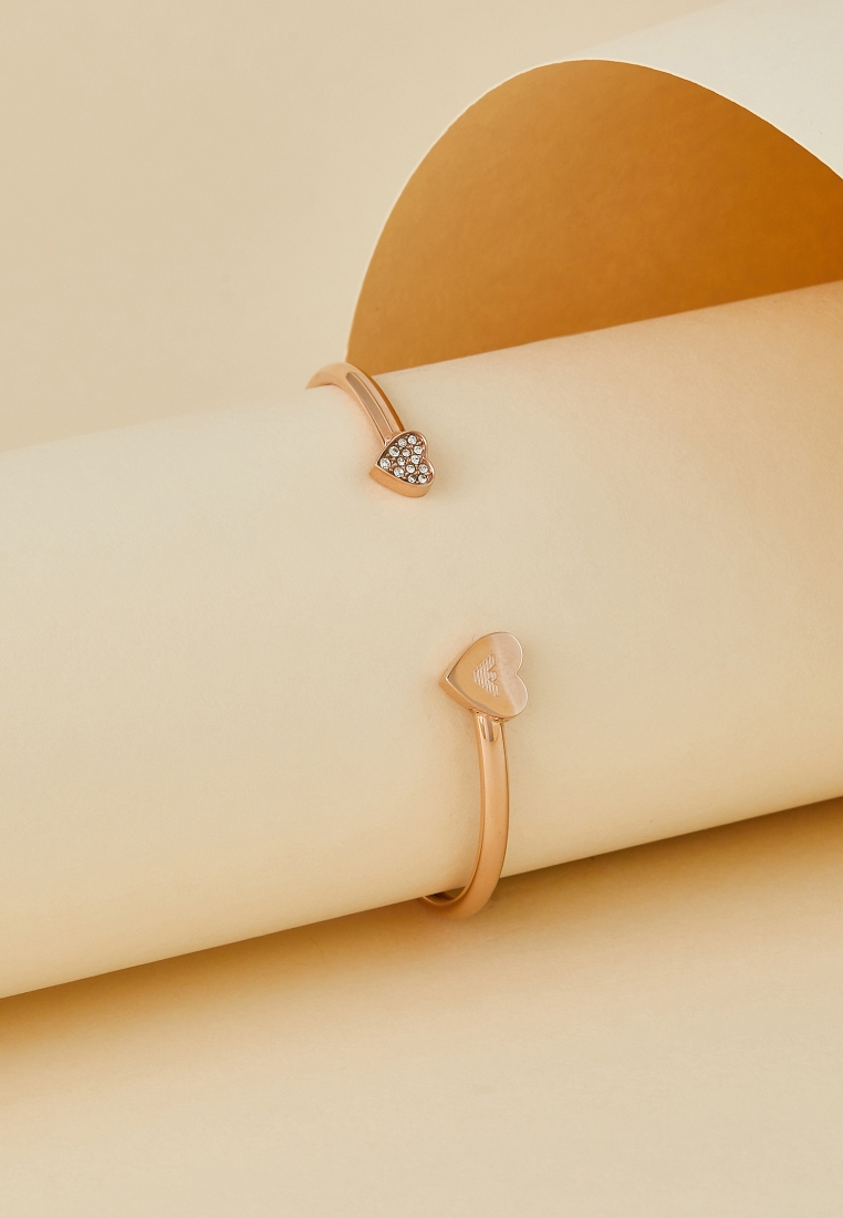 Buy Emporio Armani rose gold Chain Bracelet for Women in Muscat