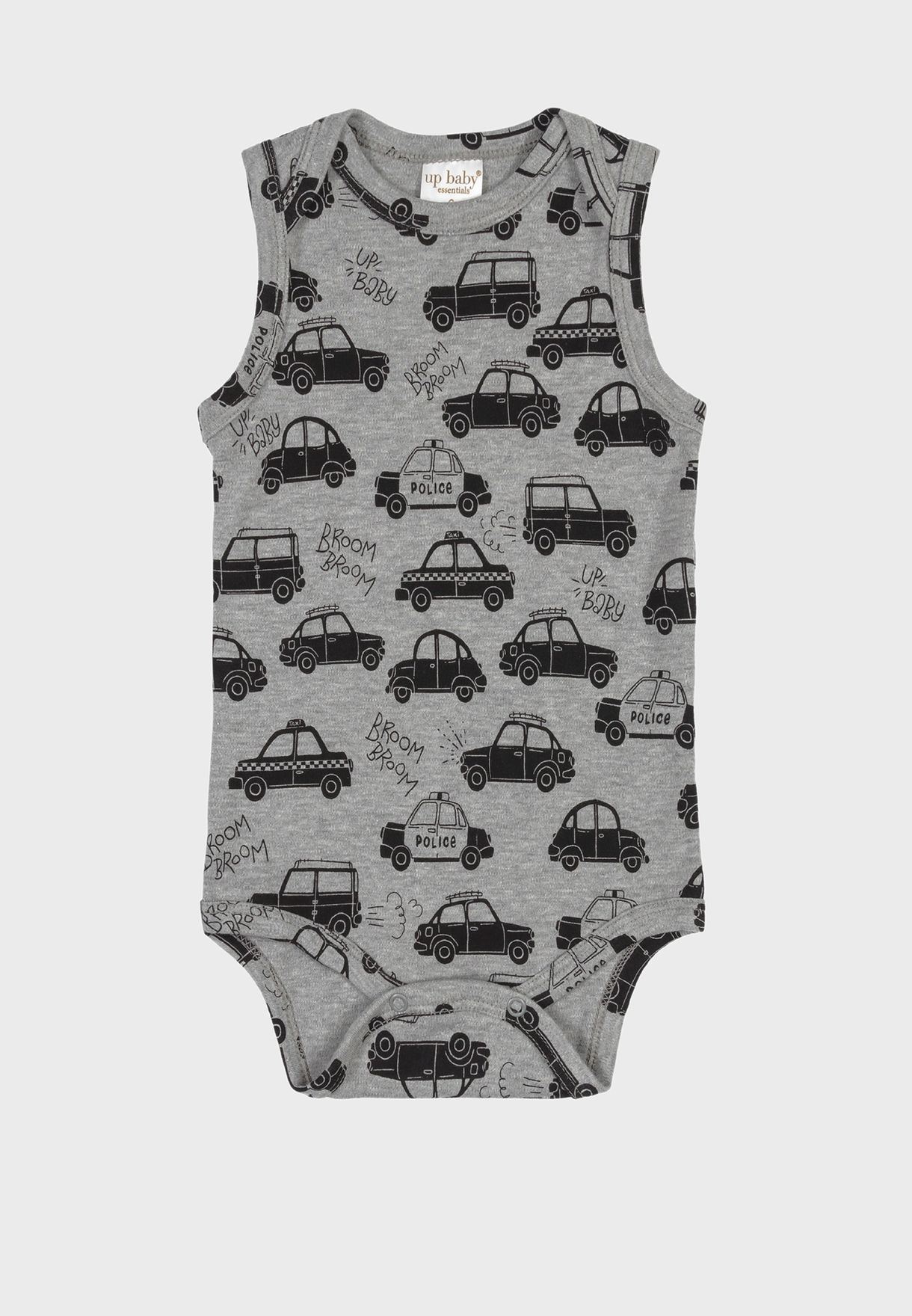 Infant Cars Print Bodysuit
