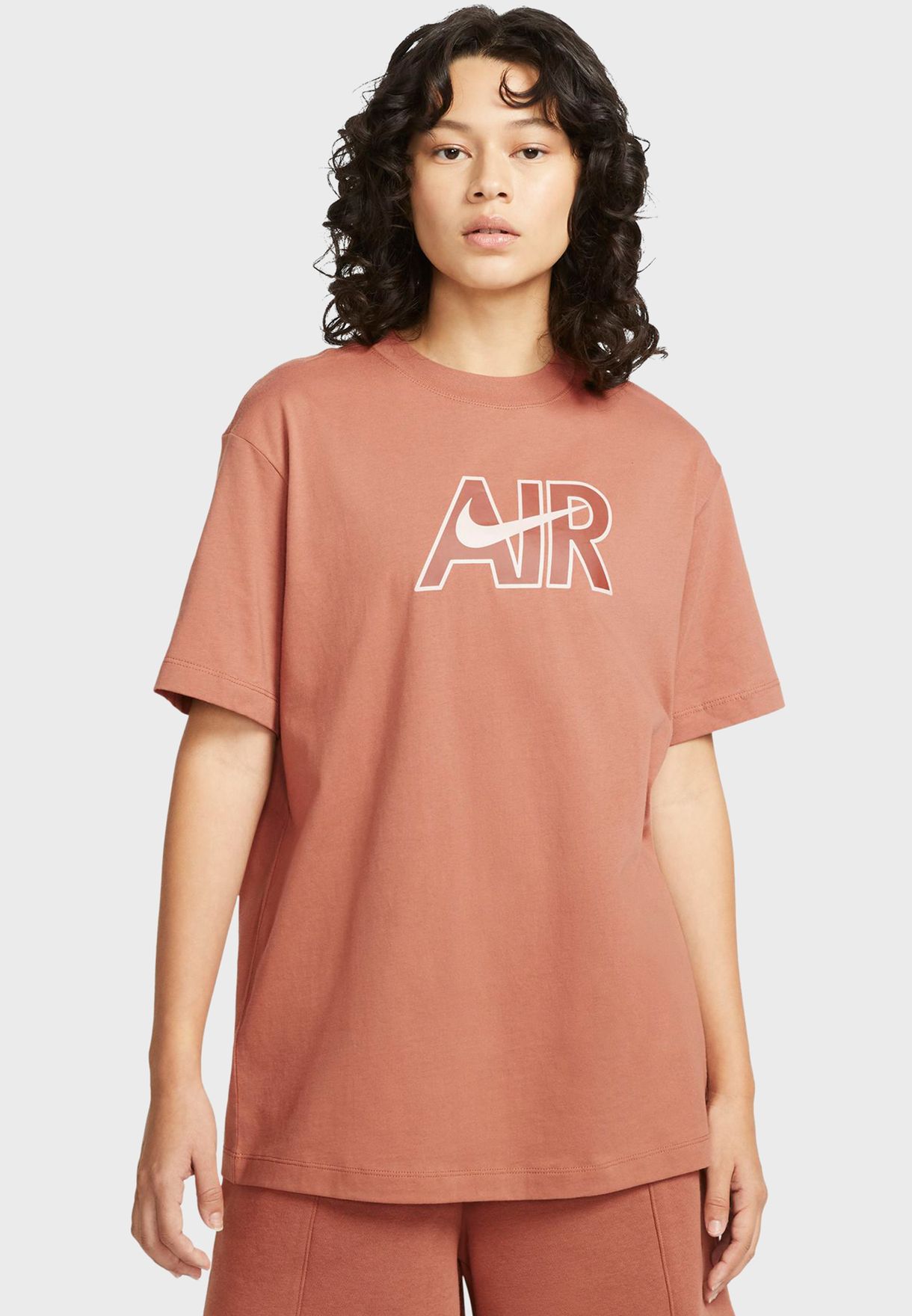 tan nike air shirt