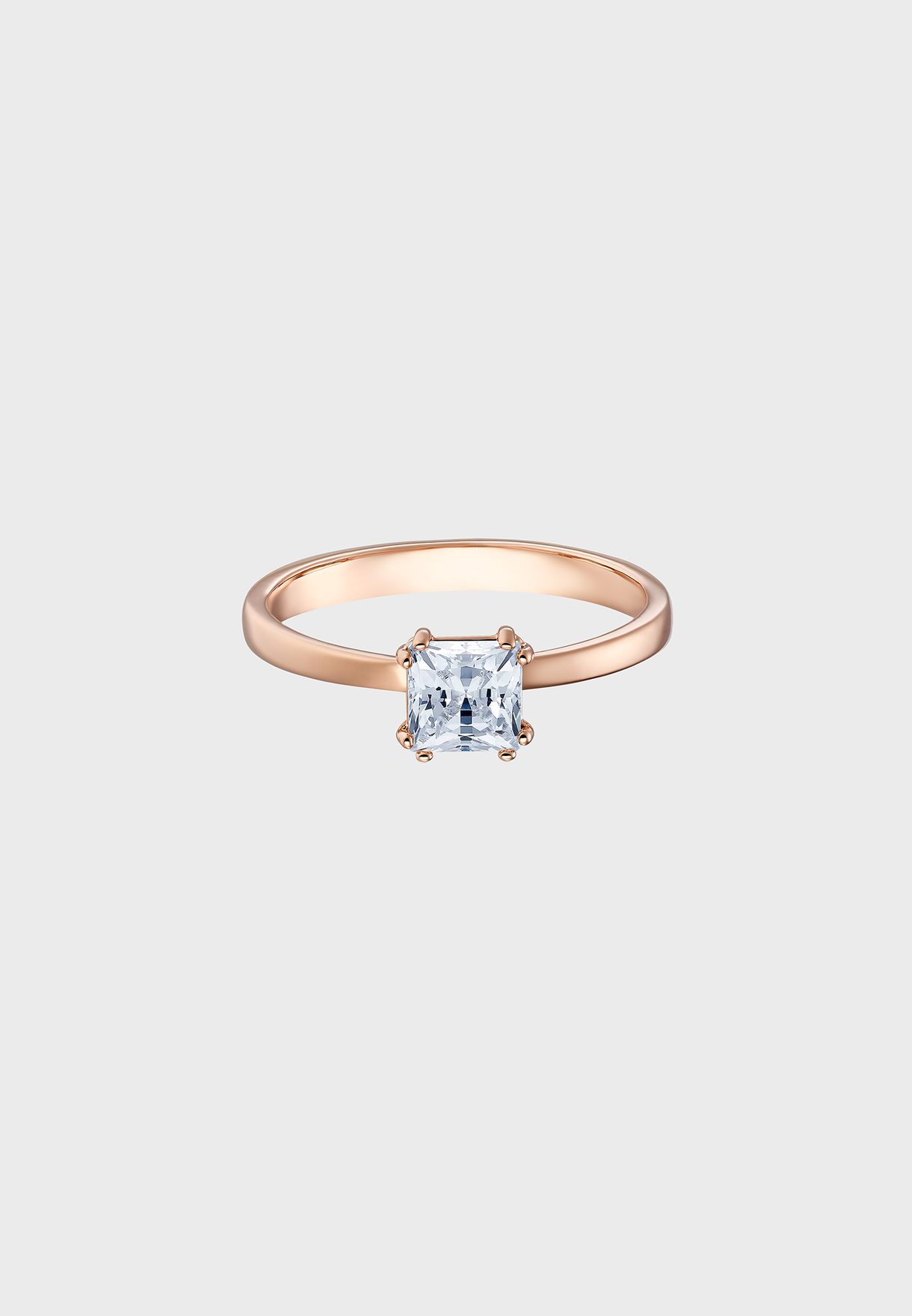 worst verticaal envelop Buy Swarovski gold Attract Square Engagement Ring for Women in Riyadh,  Jeddah