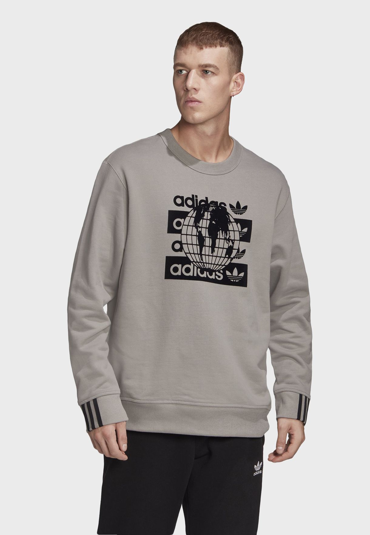 adidas originals grey sweatshirt