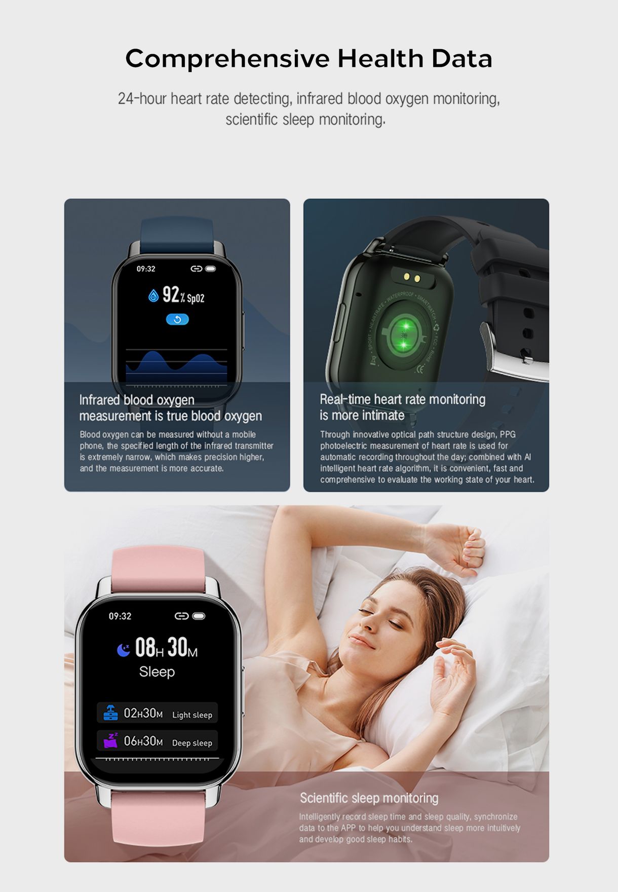 Smart Watch With Bluetooth Call,Multiple Health & Fitness Features