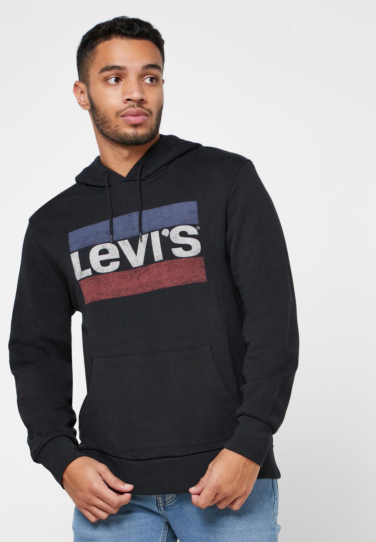Details about   Levi's Men's STEEL GREY Cole Logo Fleece Hoodie Sweatshirt M 