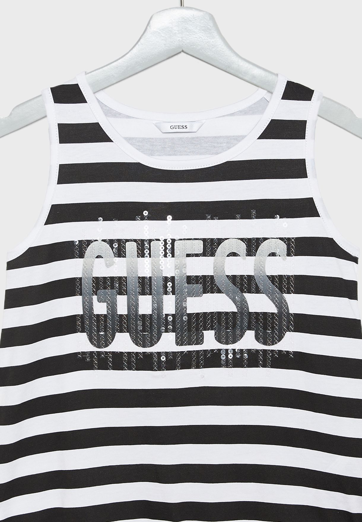 guess striped tank top