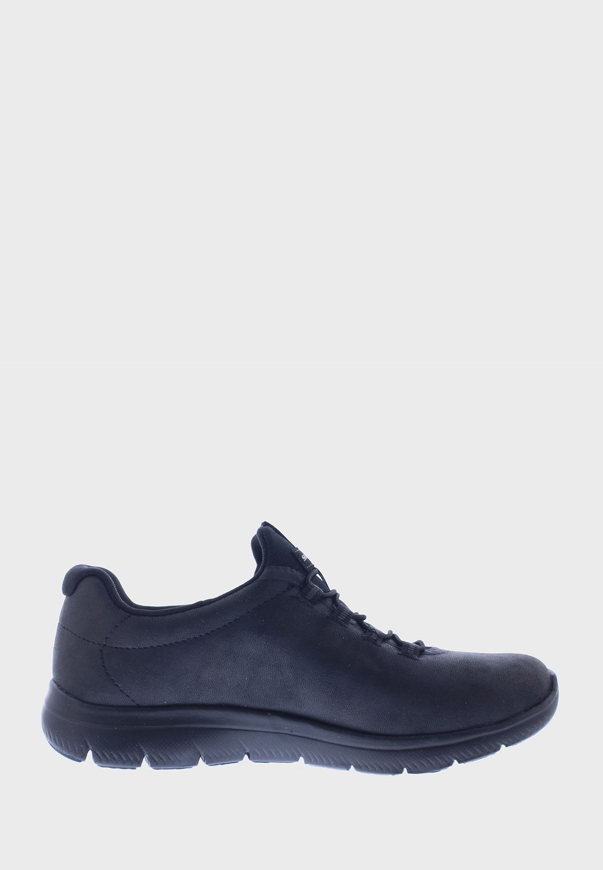 skechers black summit trainers