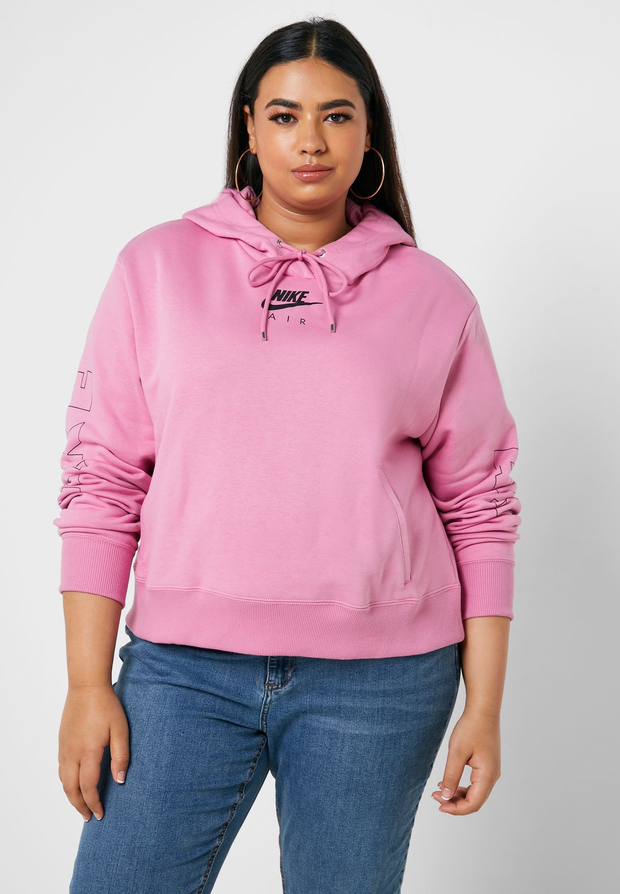 nike air hoodie pink