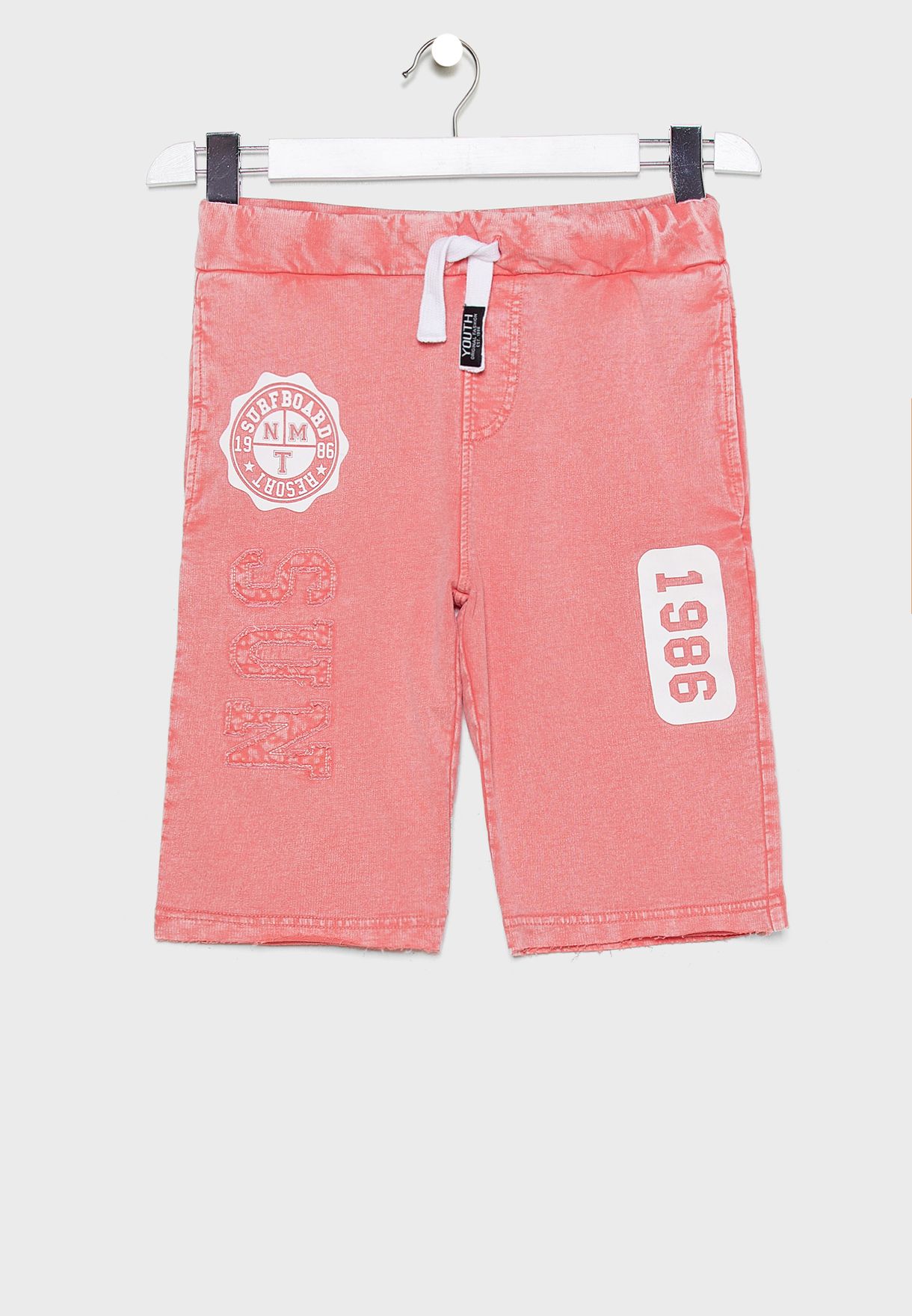 pink sweat shorts