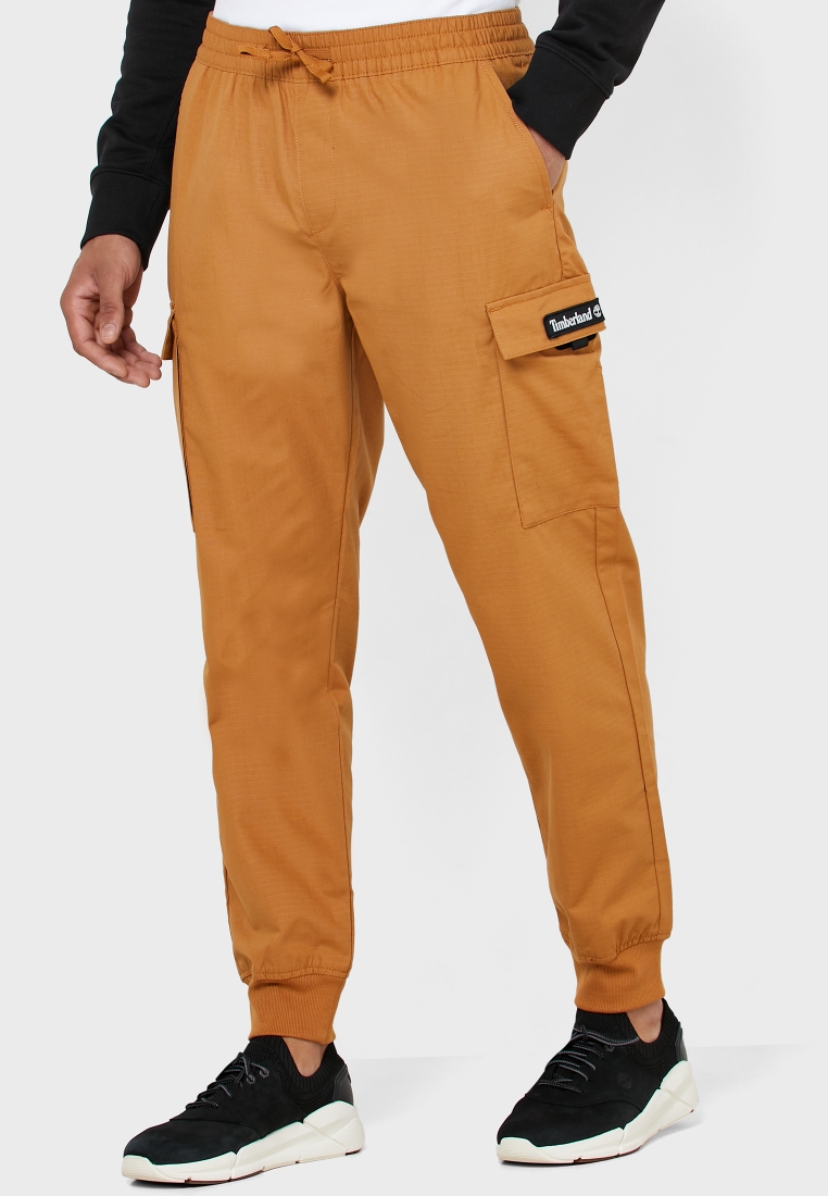 Buy Timberland Men Olive Green Cargo Trousers - Trousers for Men 356689 |  Myntra