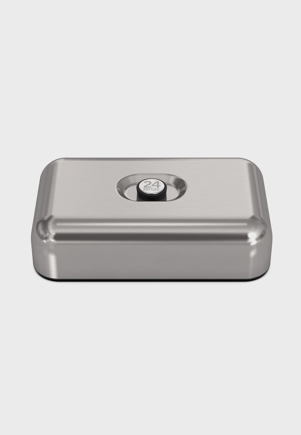 Brushed Steel Lunchbox