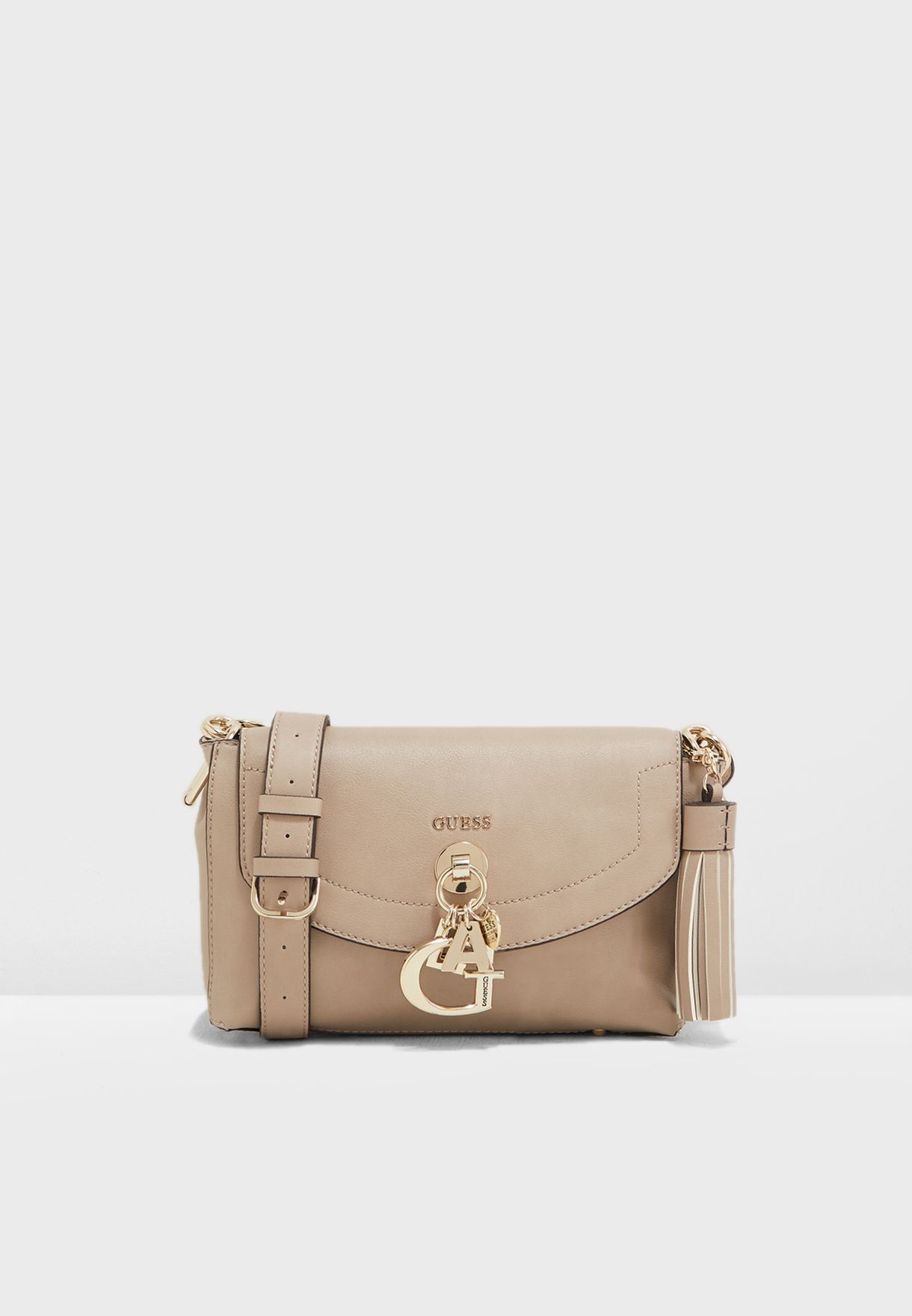 guess gracelyn crossbody flap