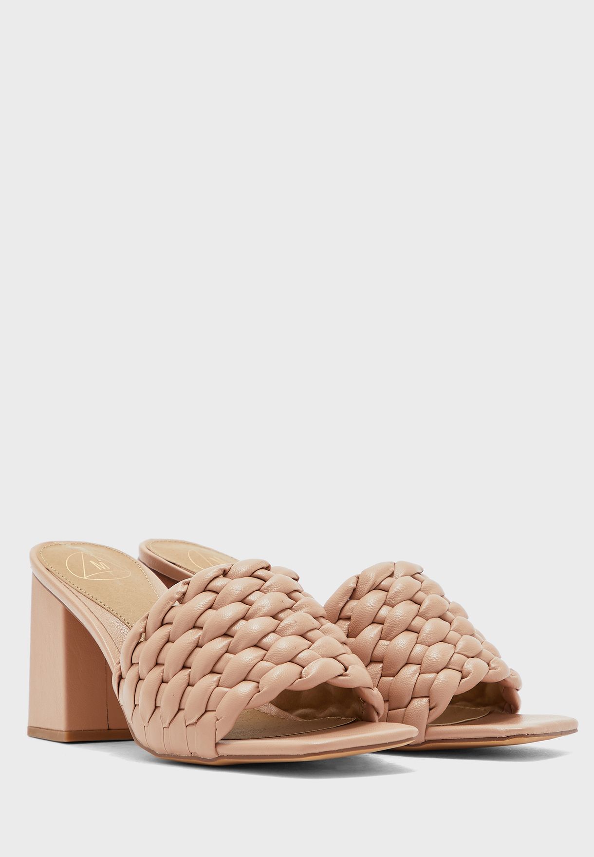 braided mule sandal