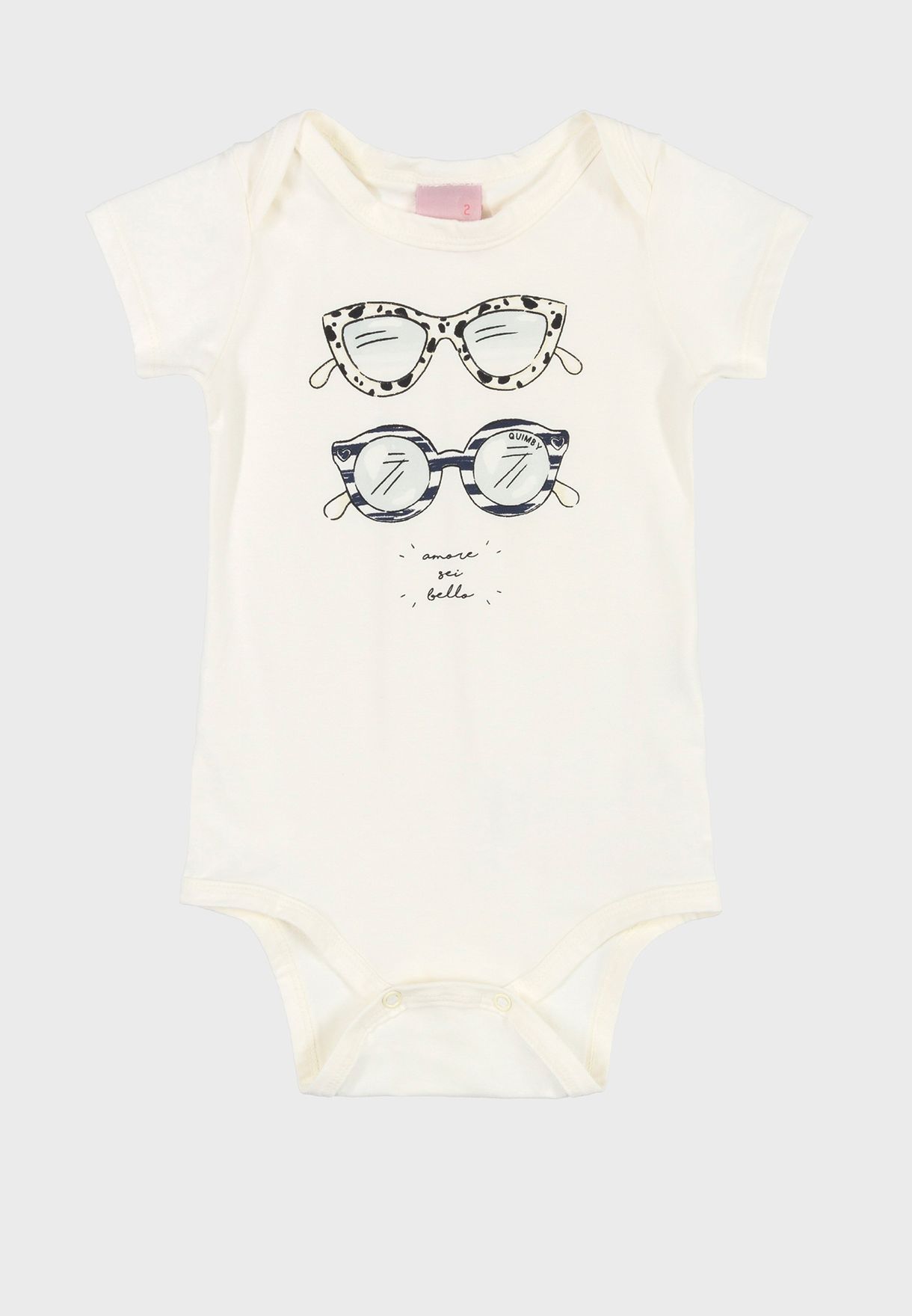 Infant Printed Shorts And Headband Set