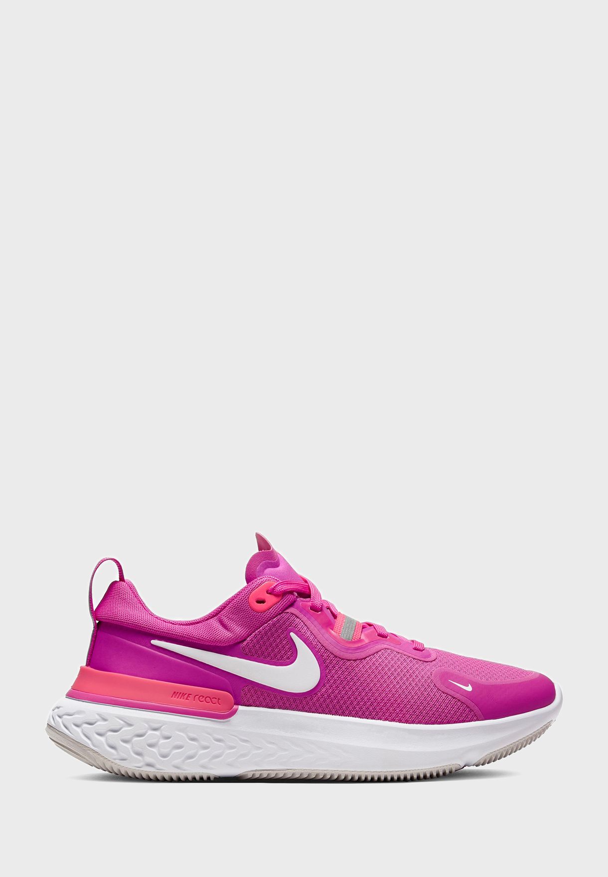 Buy Nike pink React Miler for Women in Riyadh, Jeddah