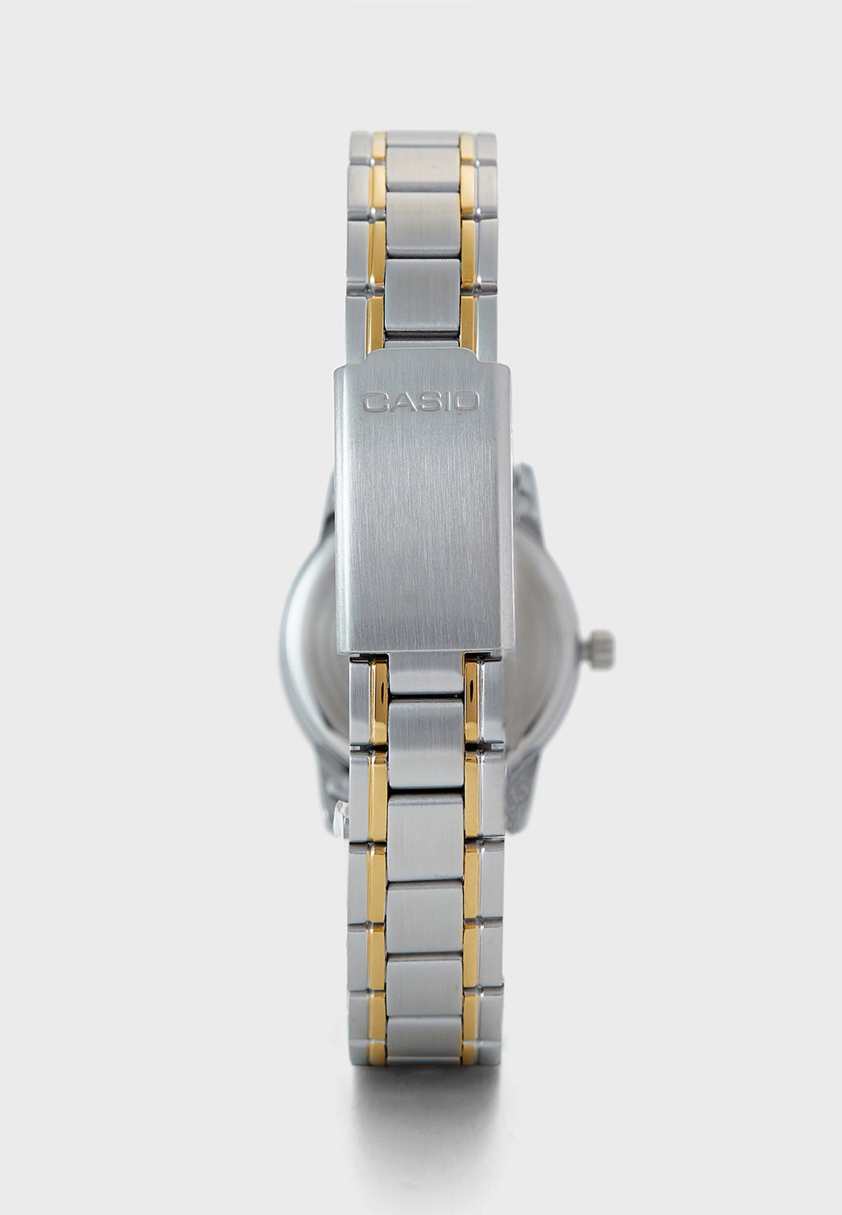 Two Tone Steel Strap Analog Watch