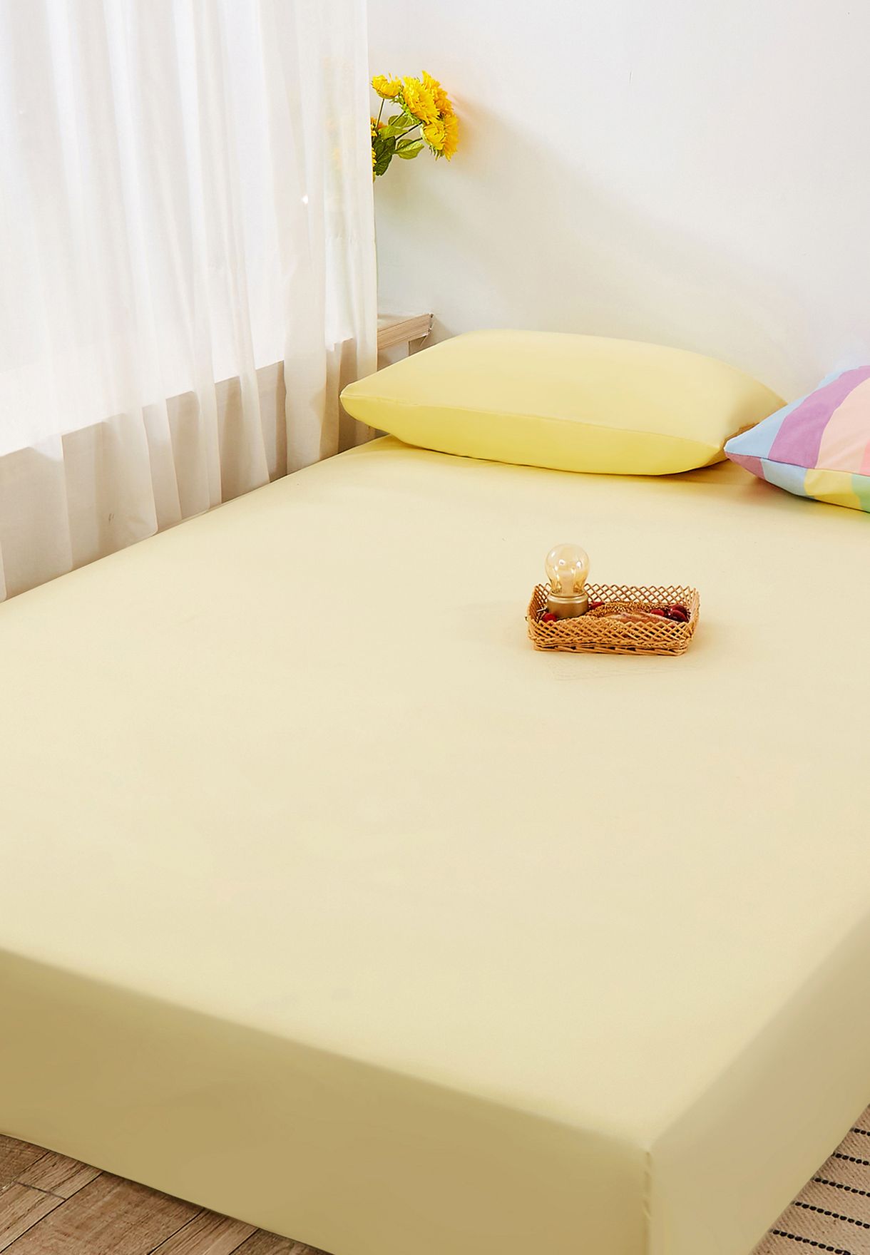 طقم سرير مطبع (4 قطع) 200 ×230 سم