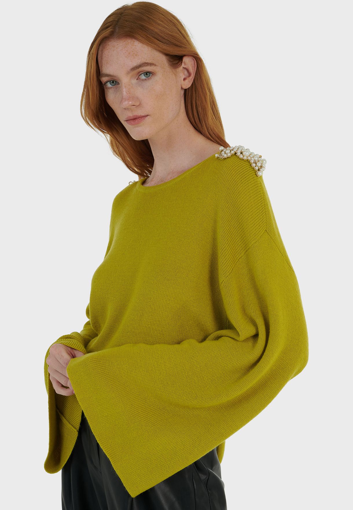 Pearl Applique Sweater