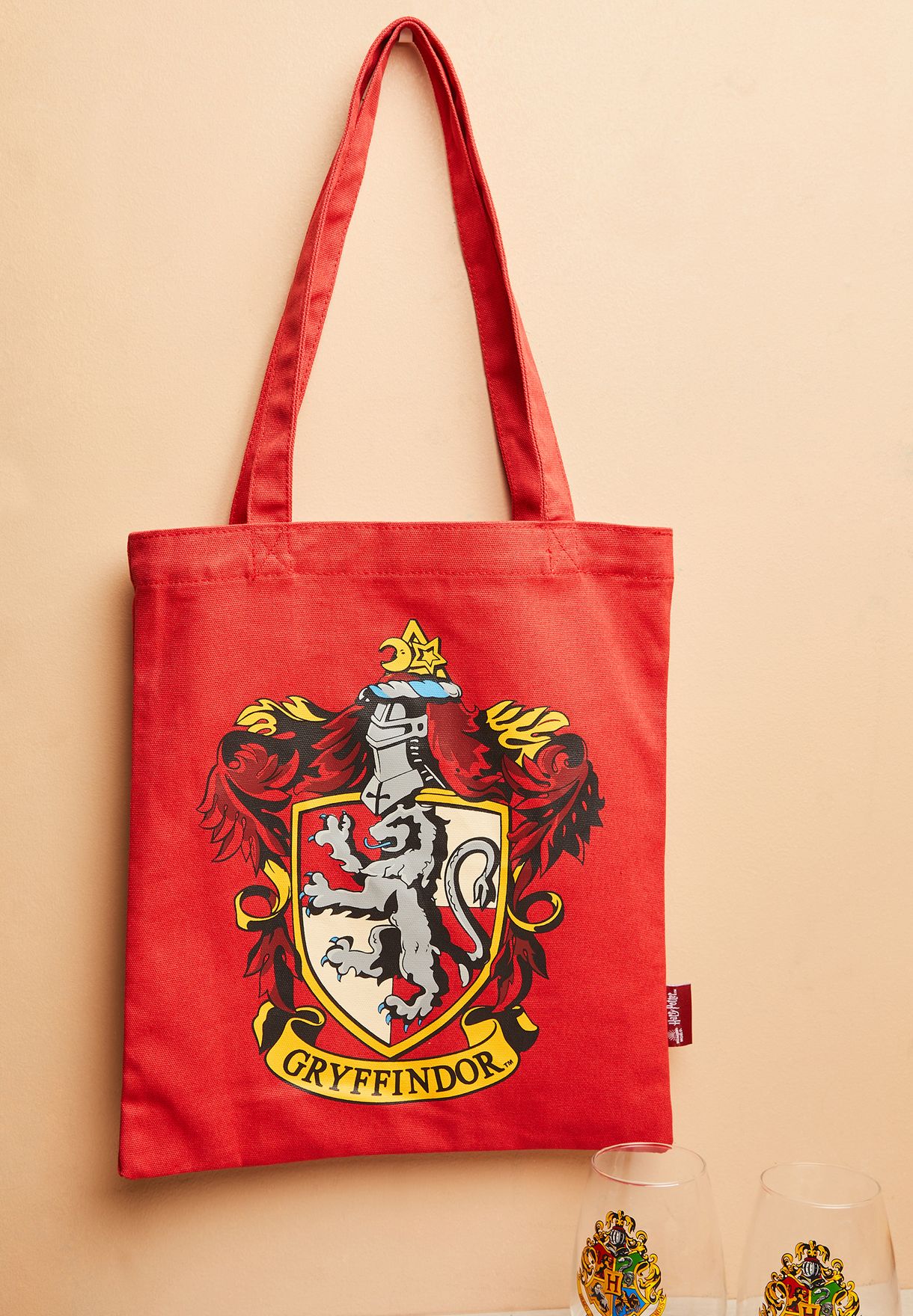 Buy Half Moon Bay red Harry Potter Gryffindor Shopper Bag for Women in ...