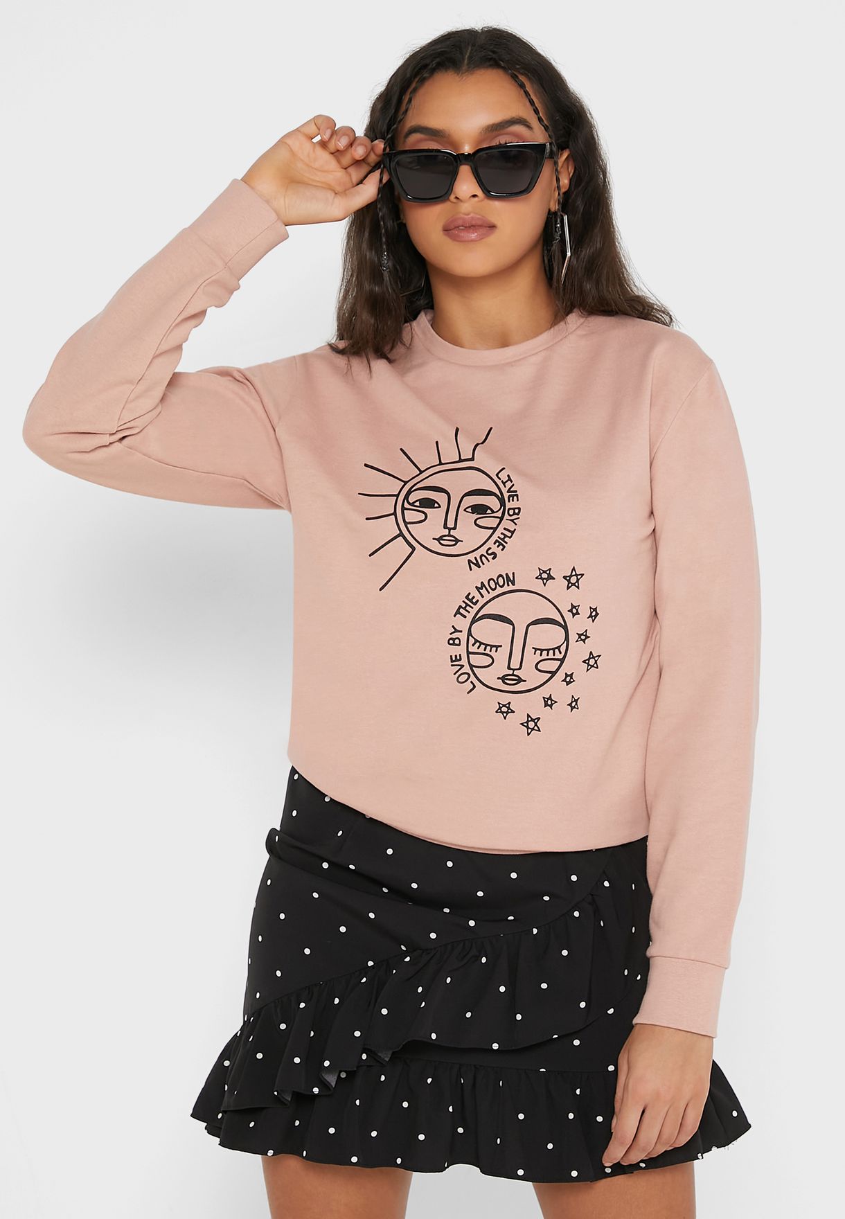 Sweatshirt With Front Print