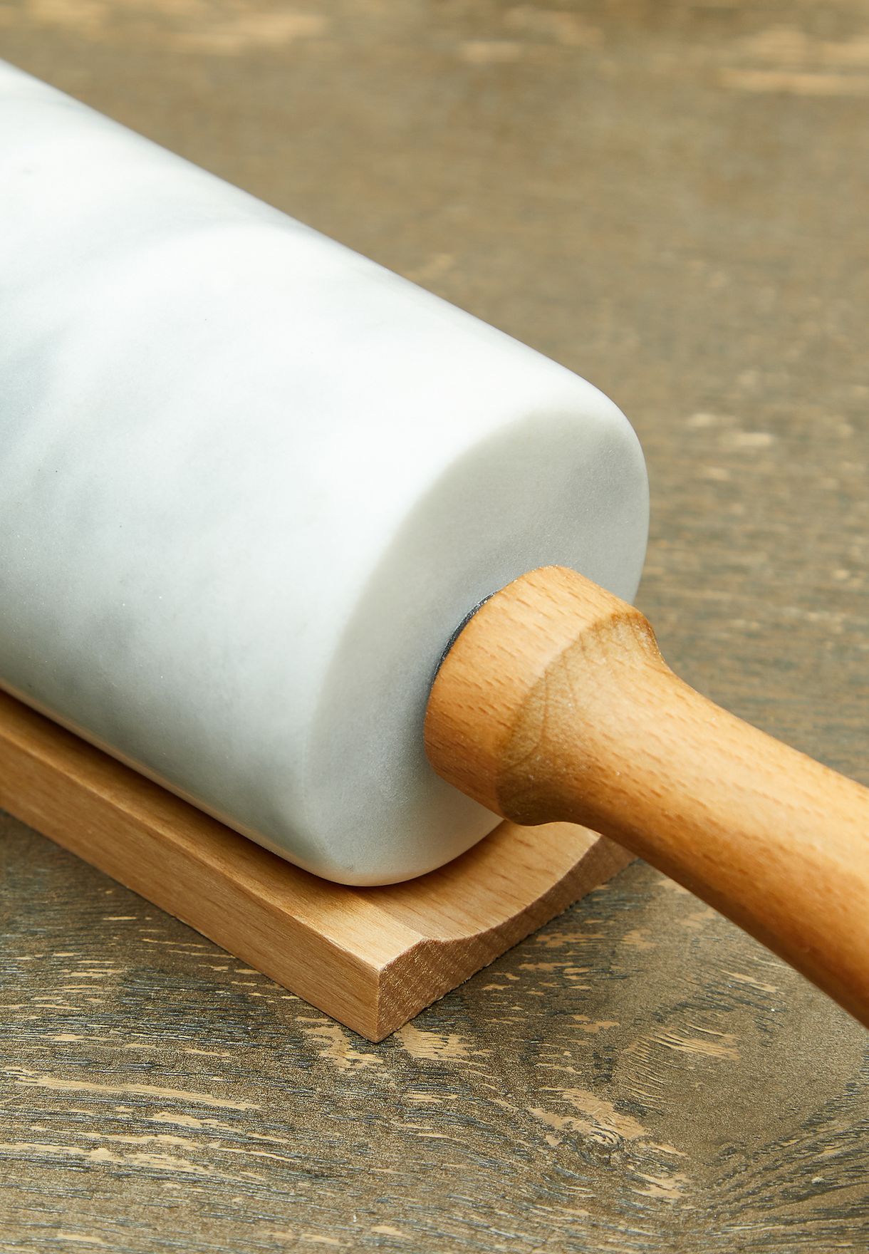 White Marble Rolling Pin