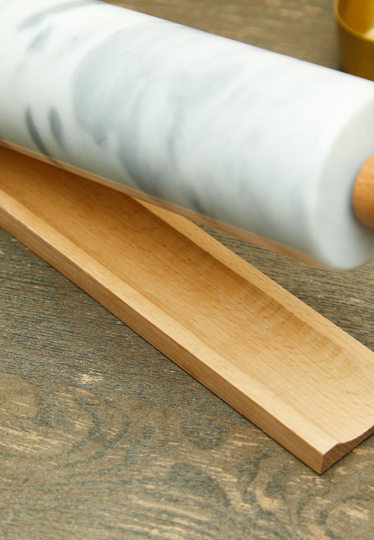 White Marble Rolling Pin