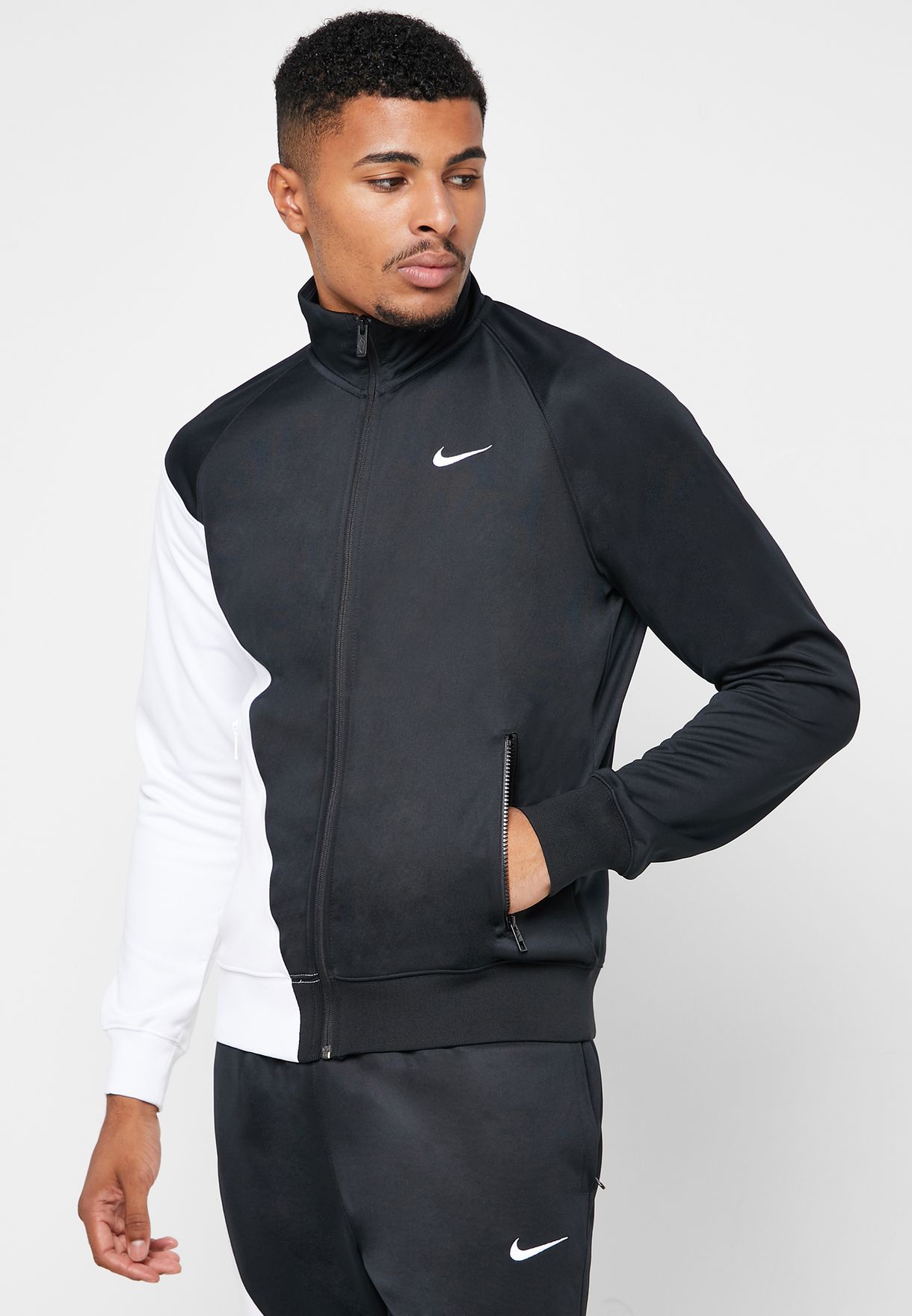 Buy Nike monochrome NSW Swoosh Jacket for Men in MENA, Worldwide