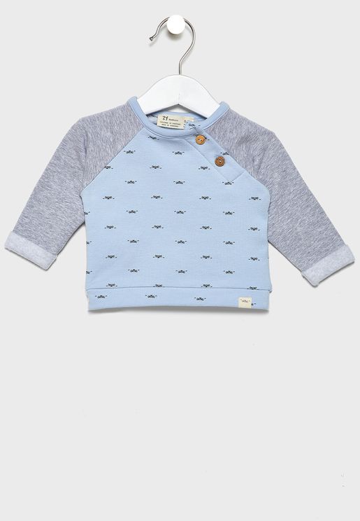Infant Printed Fleece Sweatshirt