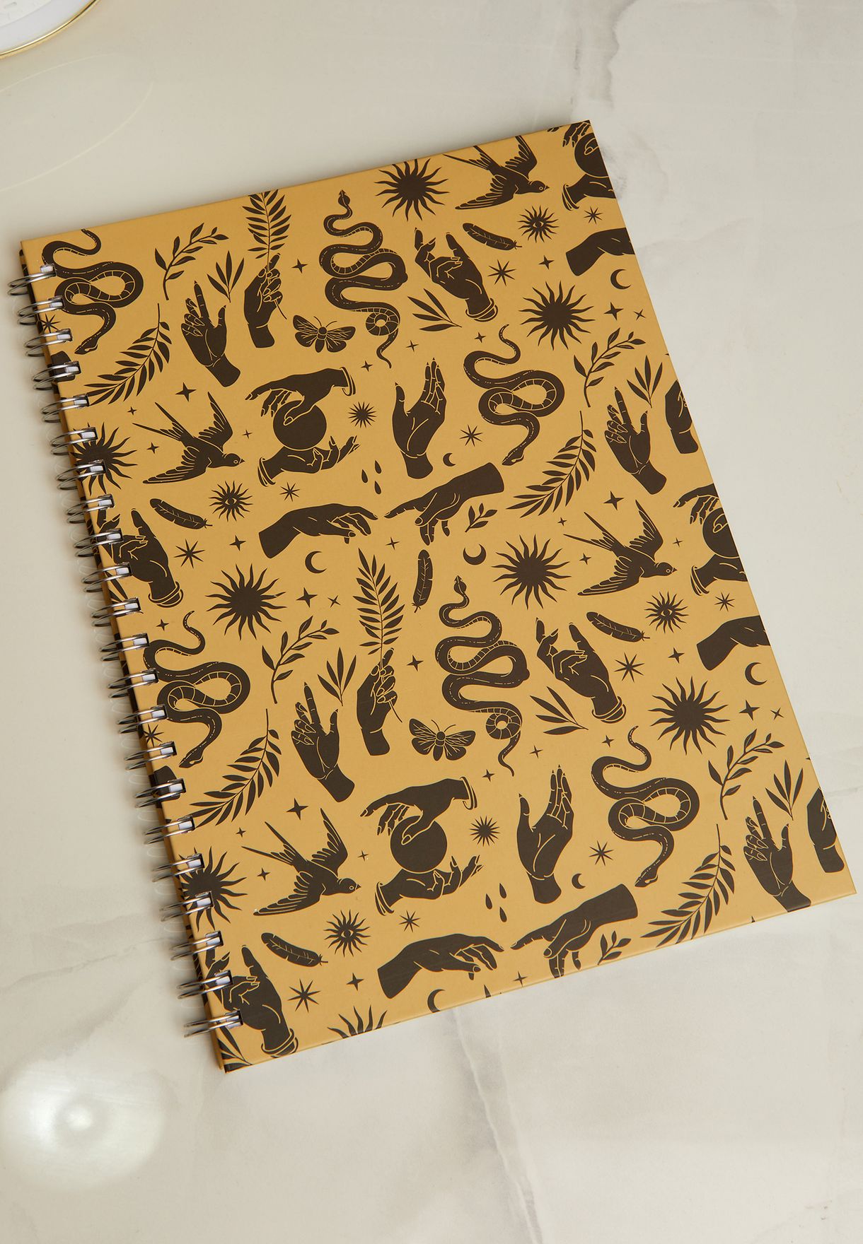 A4 Spiral Hardcover Notebook - Icons