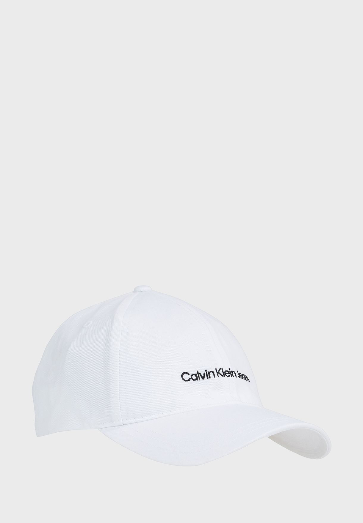 Buy Calvin Klein Jeans white Logo Curved Peak Cap for Men in Riyadh, Jeddah