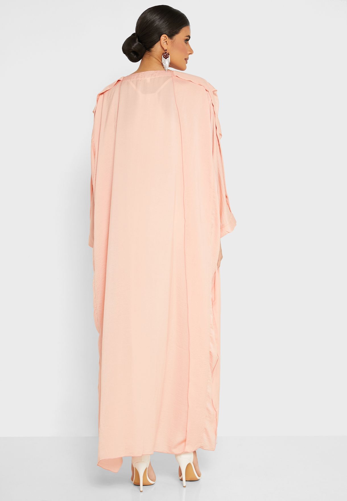 Buy Moistreet Pink Classic Coloured Abaya For Women In Manama Riffa