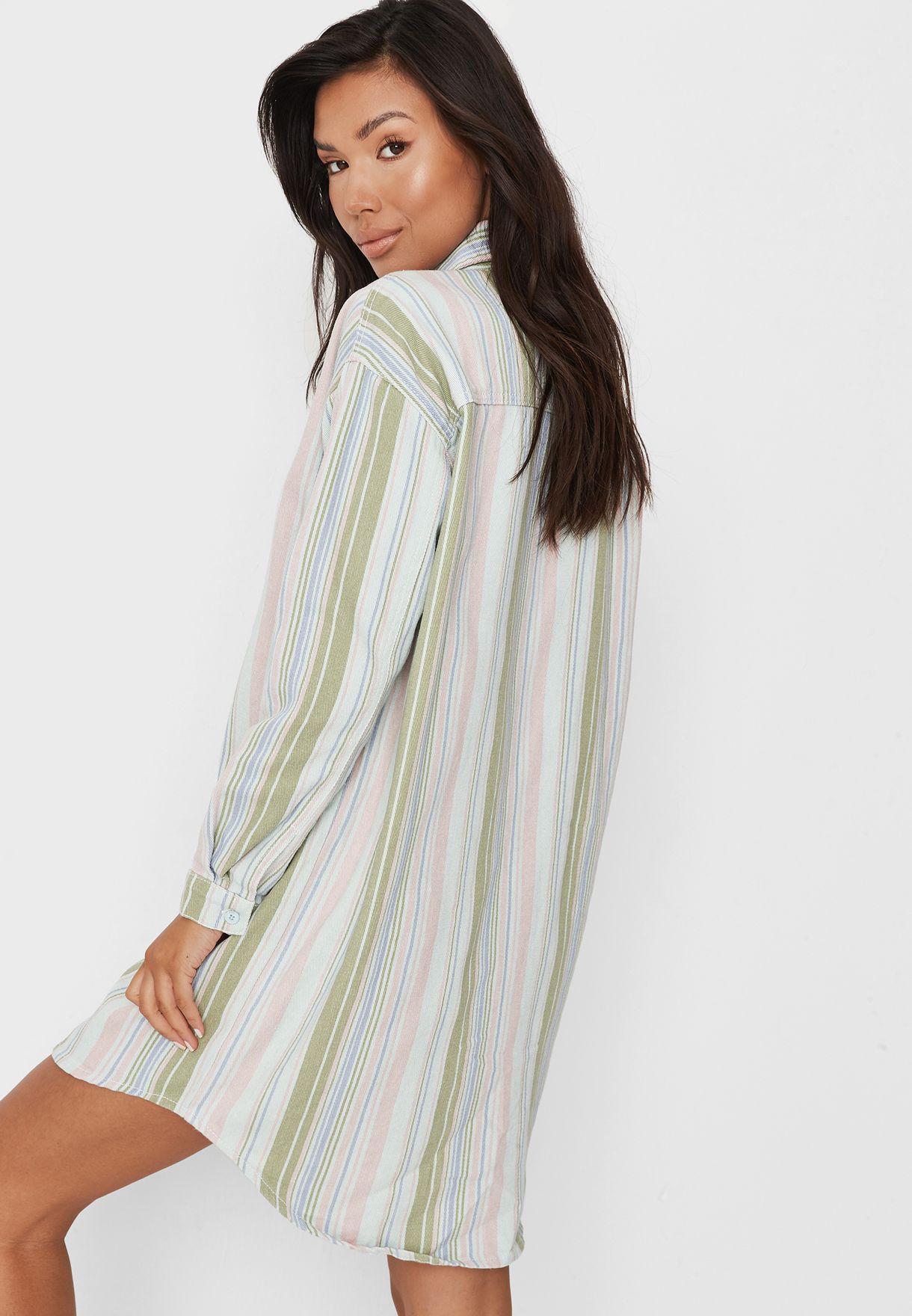 Oversized Striped Dress