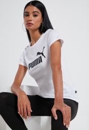 Buy PUMA white Essential women t-shirt for Women in MENA, Worldwide ...