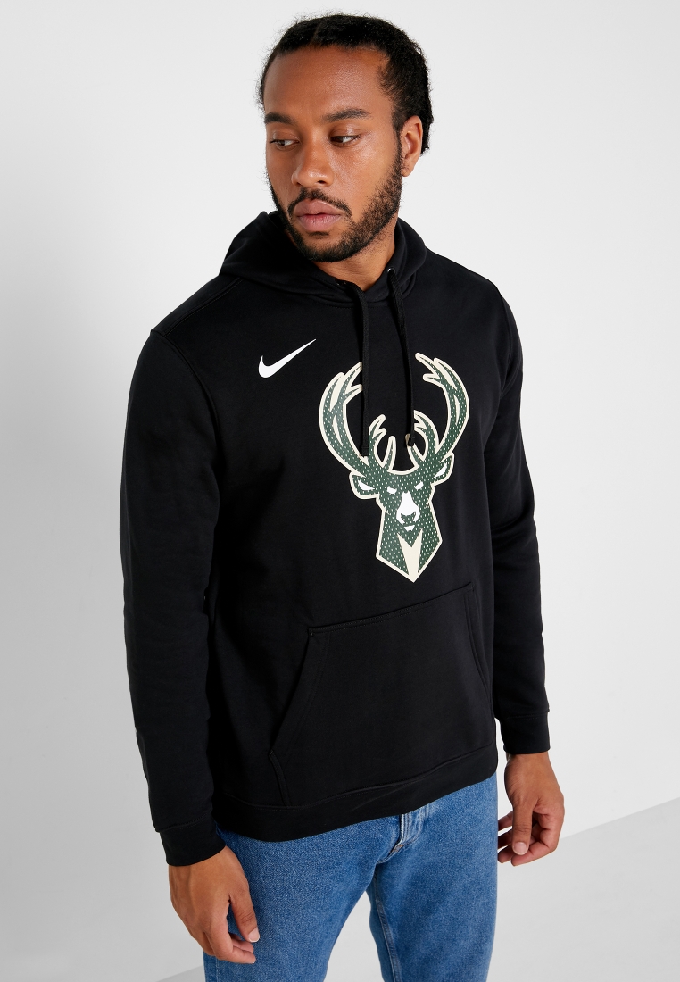 Scharnier Rose kleur Vriendin Buy Nike black Milwaukee Bucks Club Fleece Hoodie for Men in MENA, Worldwide