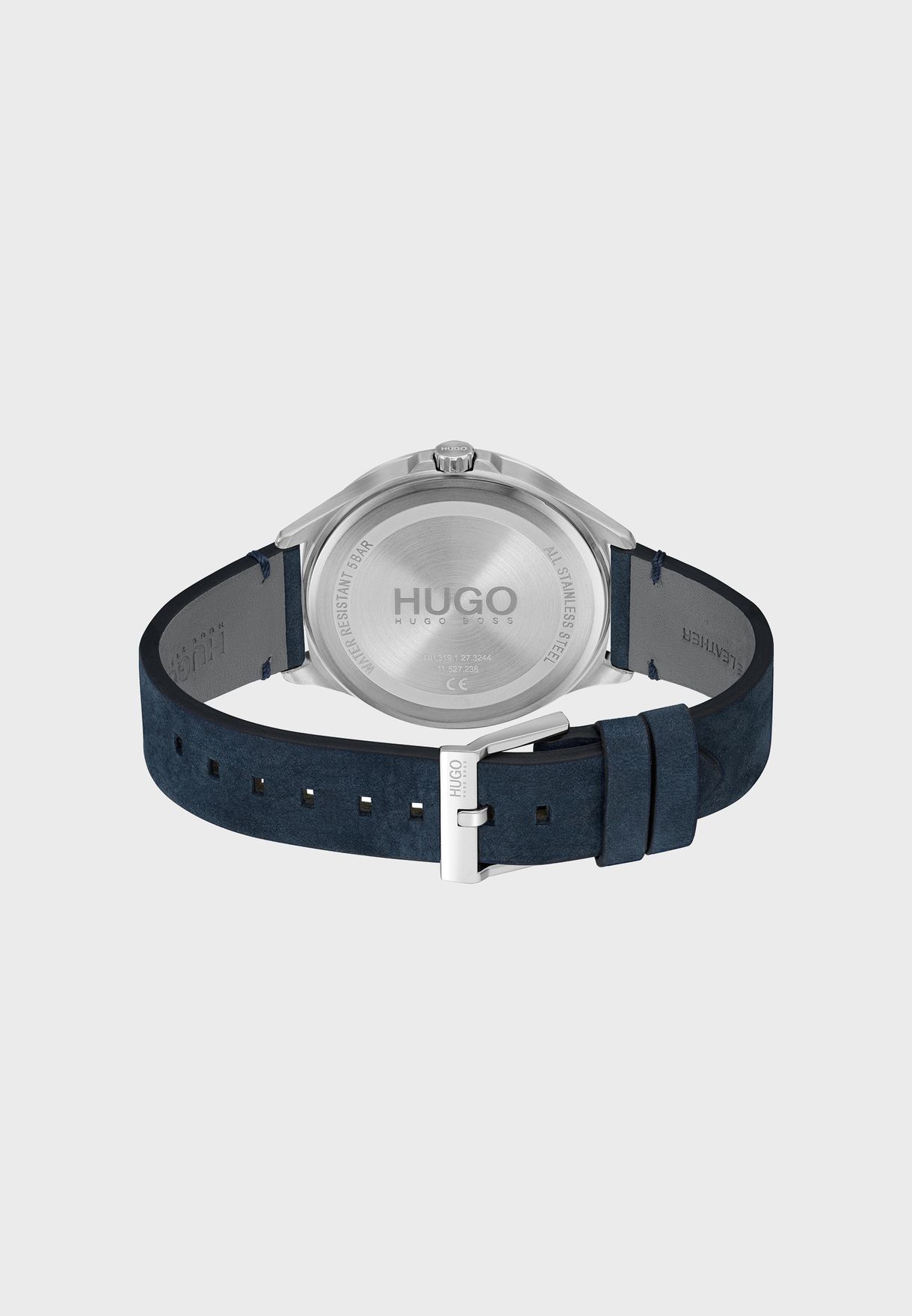 Leather Strap Analog Watch