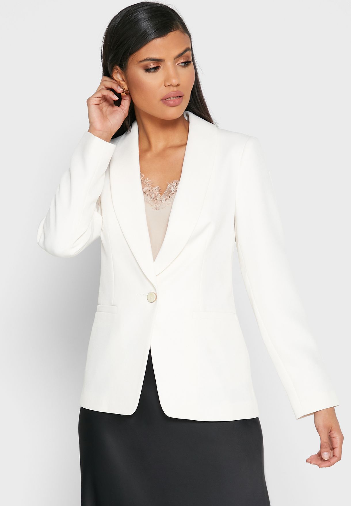 dorothy perkins white blazer