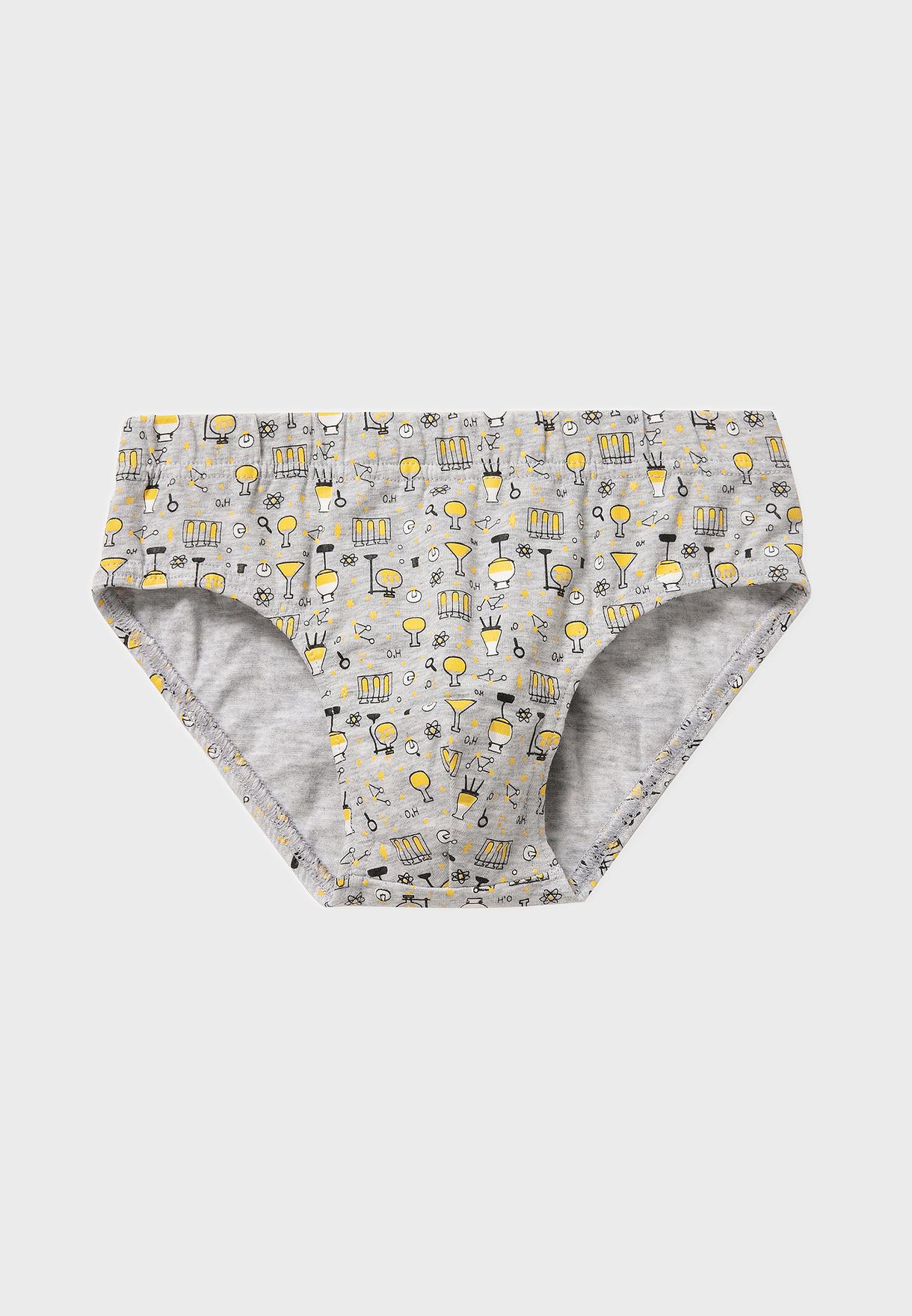 Kids 5 Pack Printed Boxers