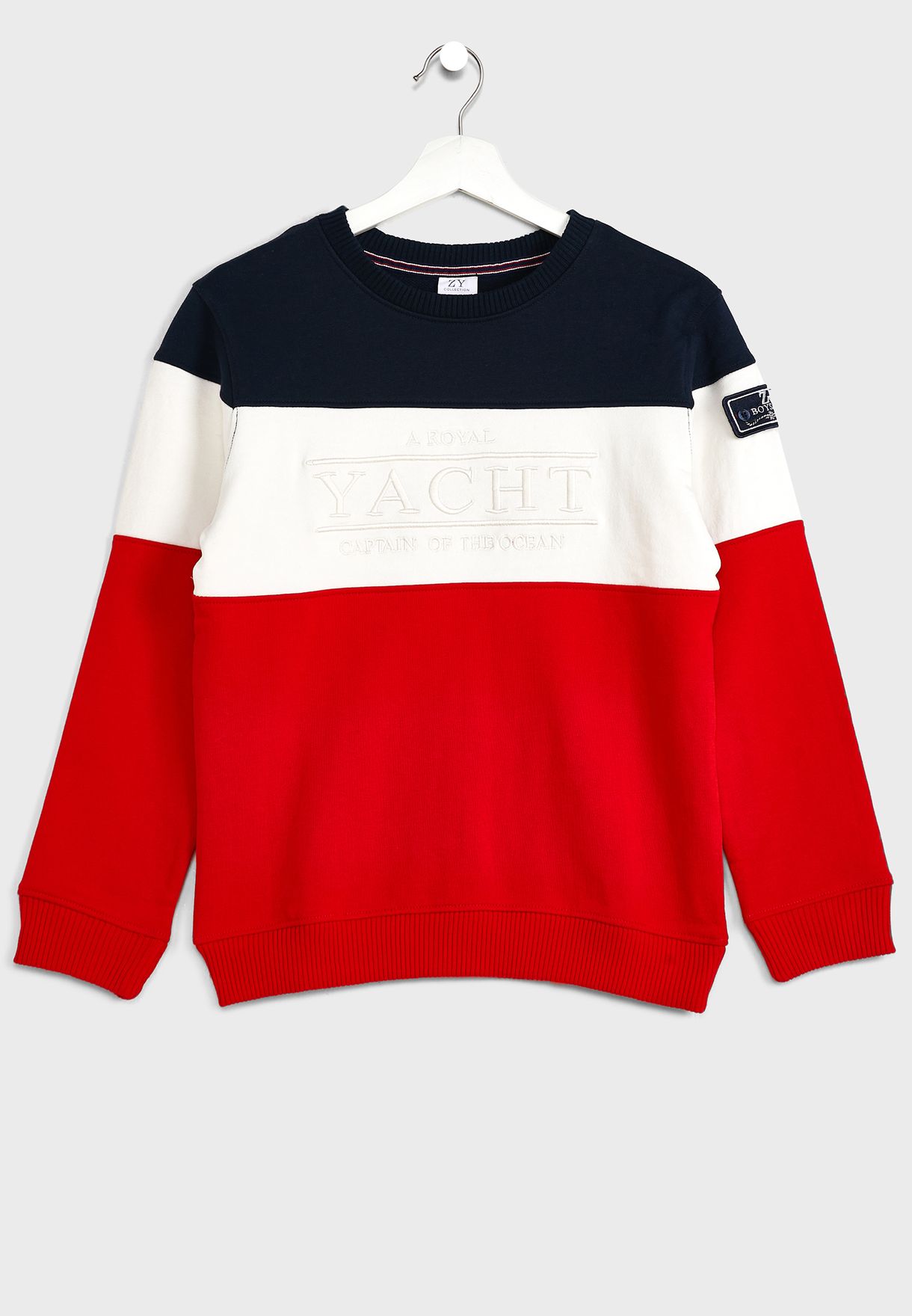 Kids Colour Block Sweater