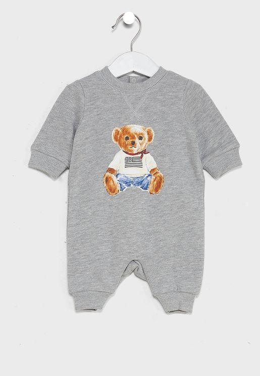 Infant  Bear Print Romper