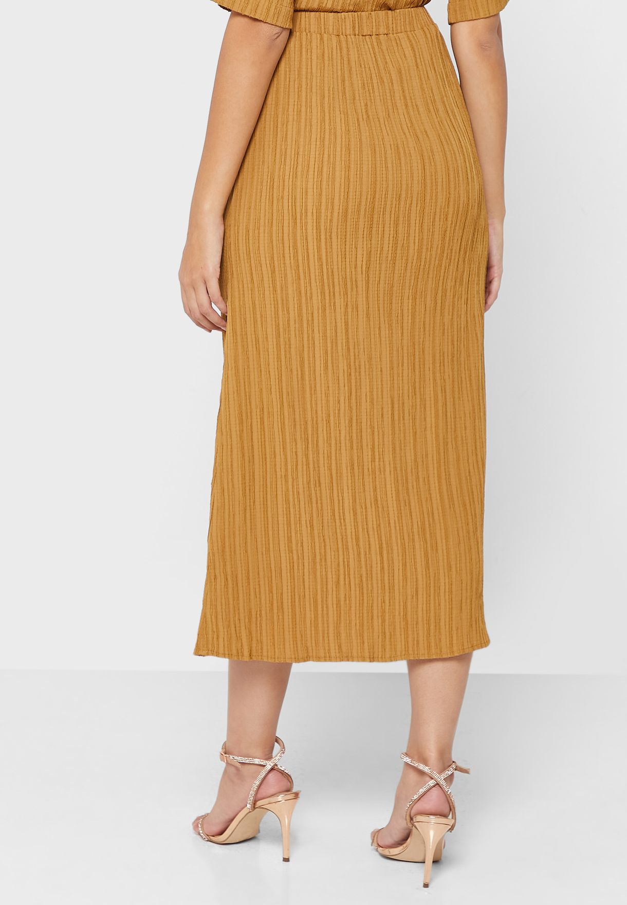 Striped High Waist Skirt