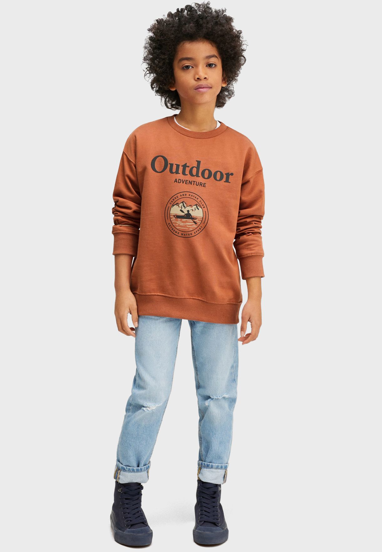 Kids Outdoor Adventure Sweatshirt