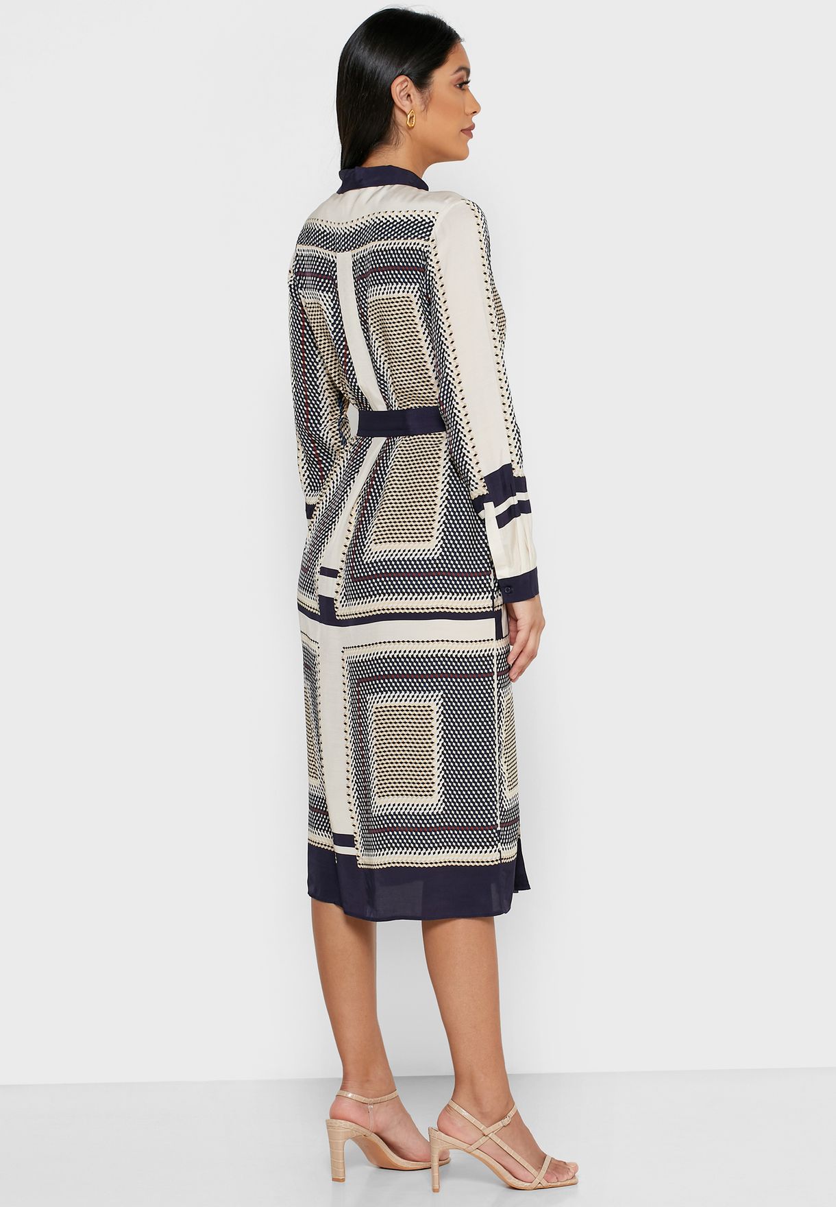 reiss geometric dress