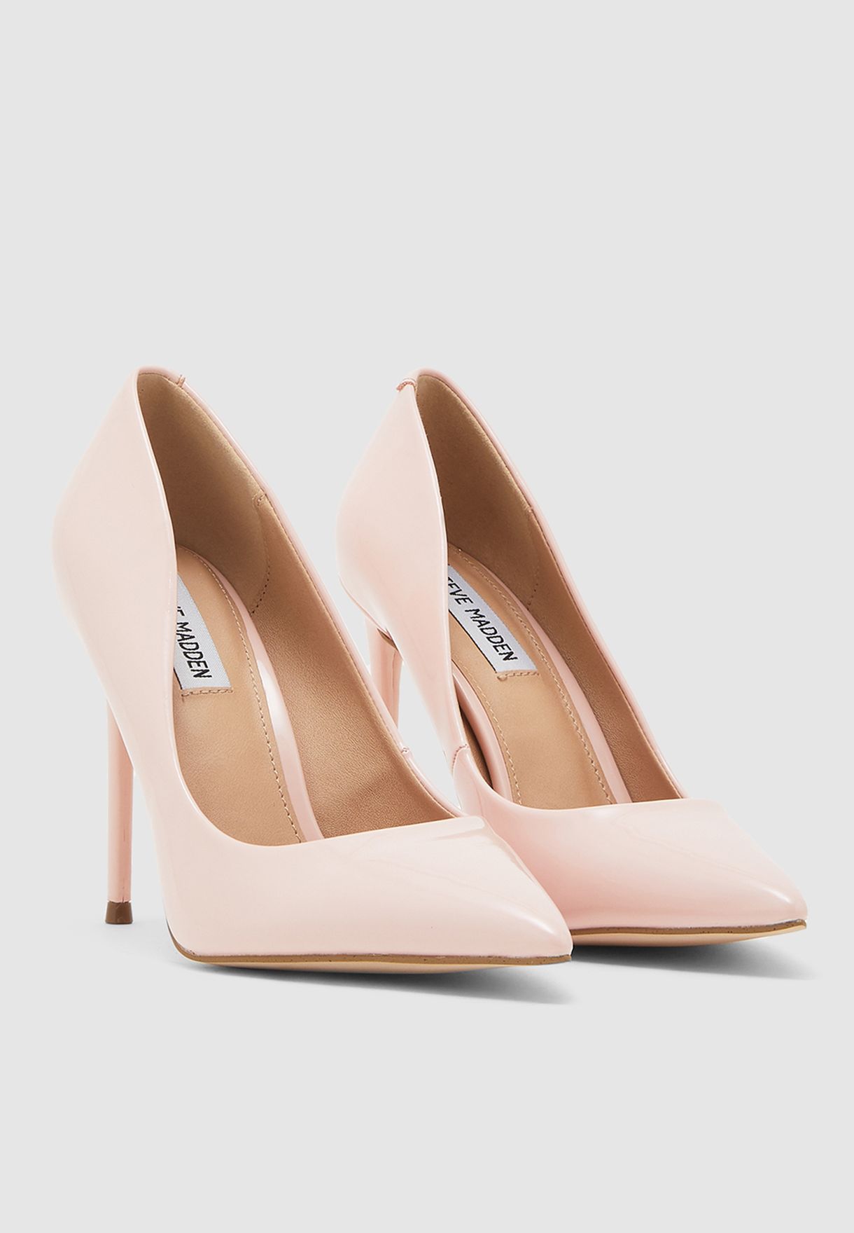 blush pump heels