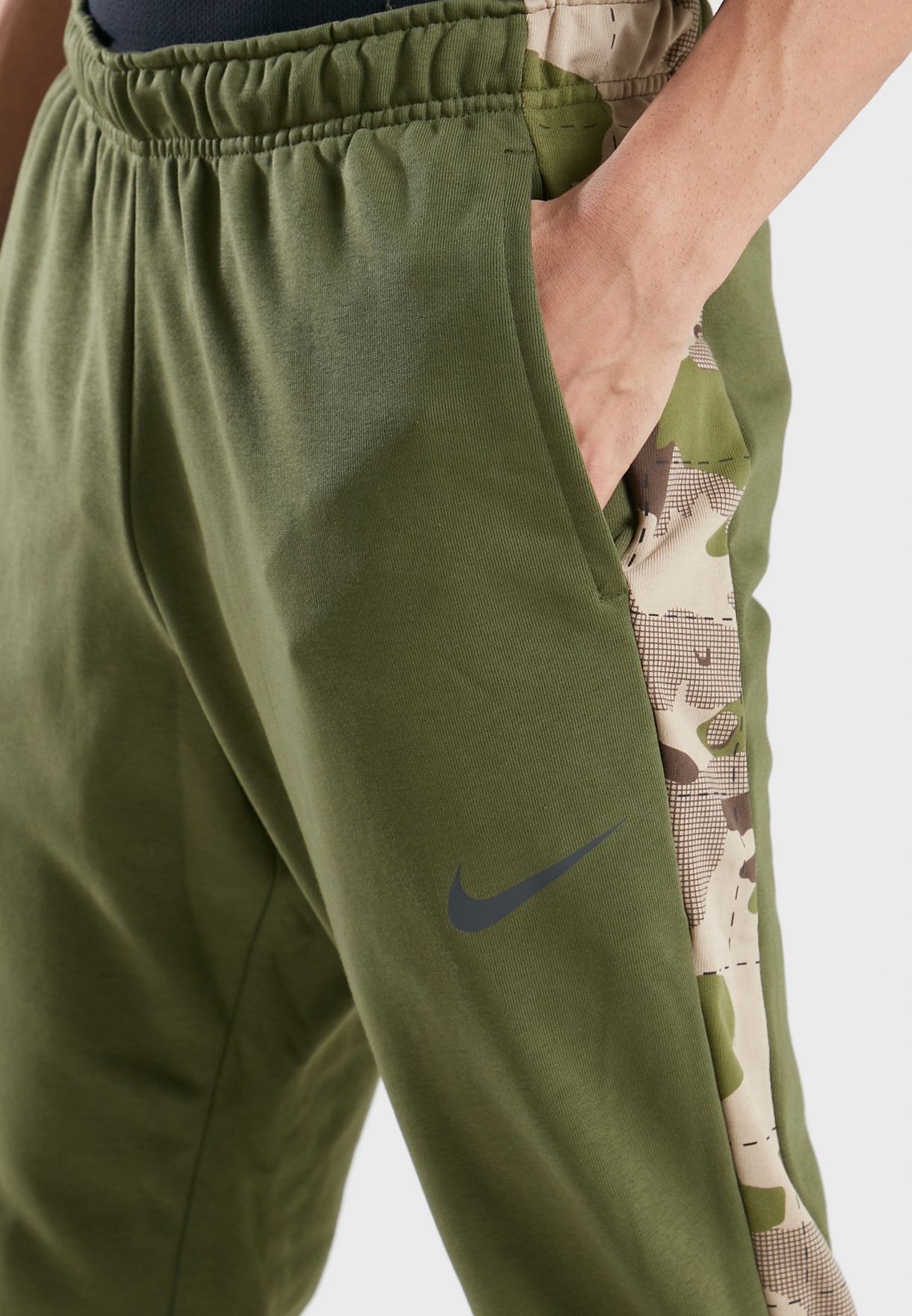 Buy Nike green Dri-Fit Tapered Camo Sweatpants for Kids in Dubai, Abu Dhabi