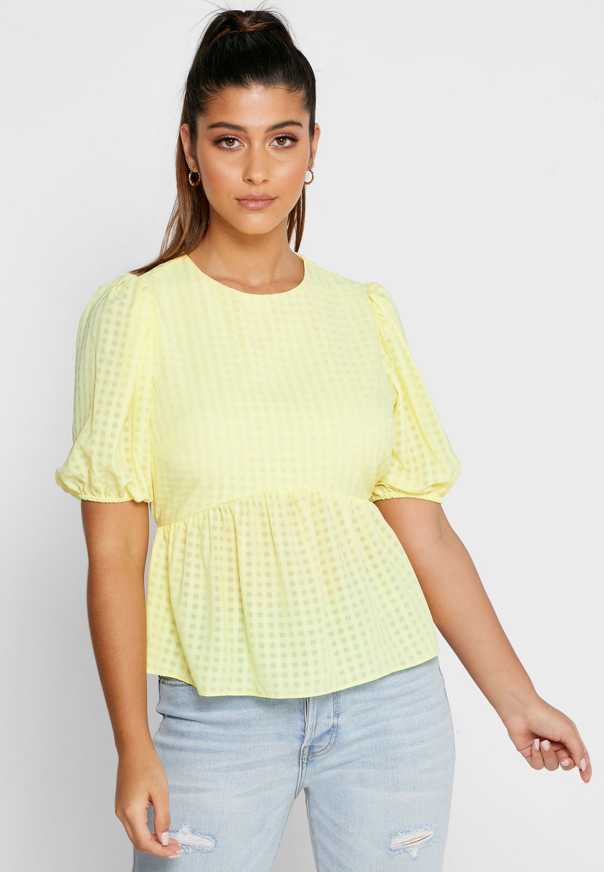 miss selfridge peplum top