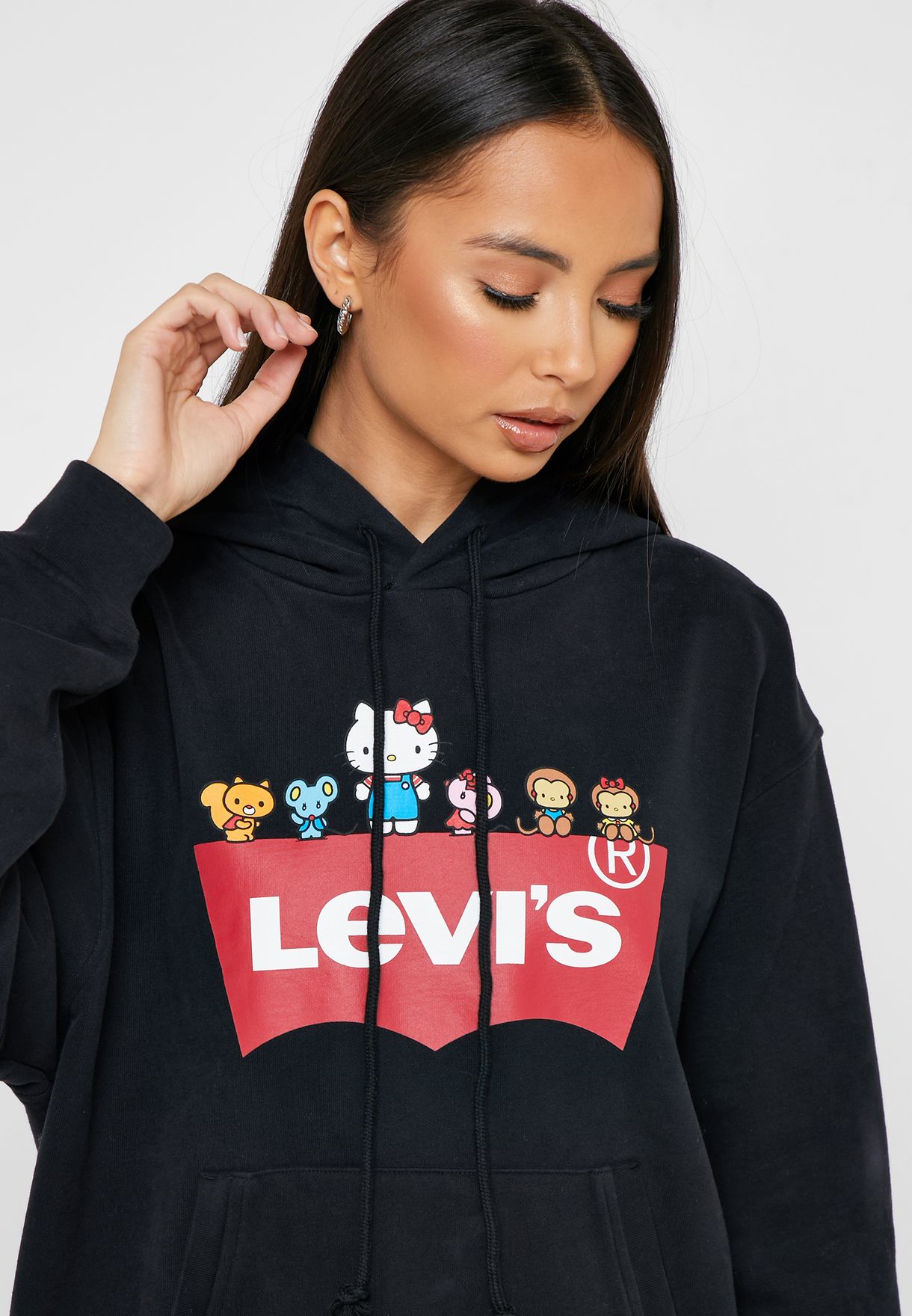 levi's x hello kitty hoodie