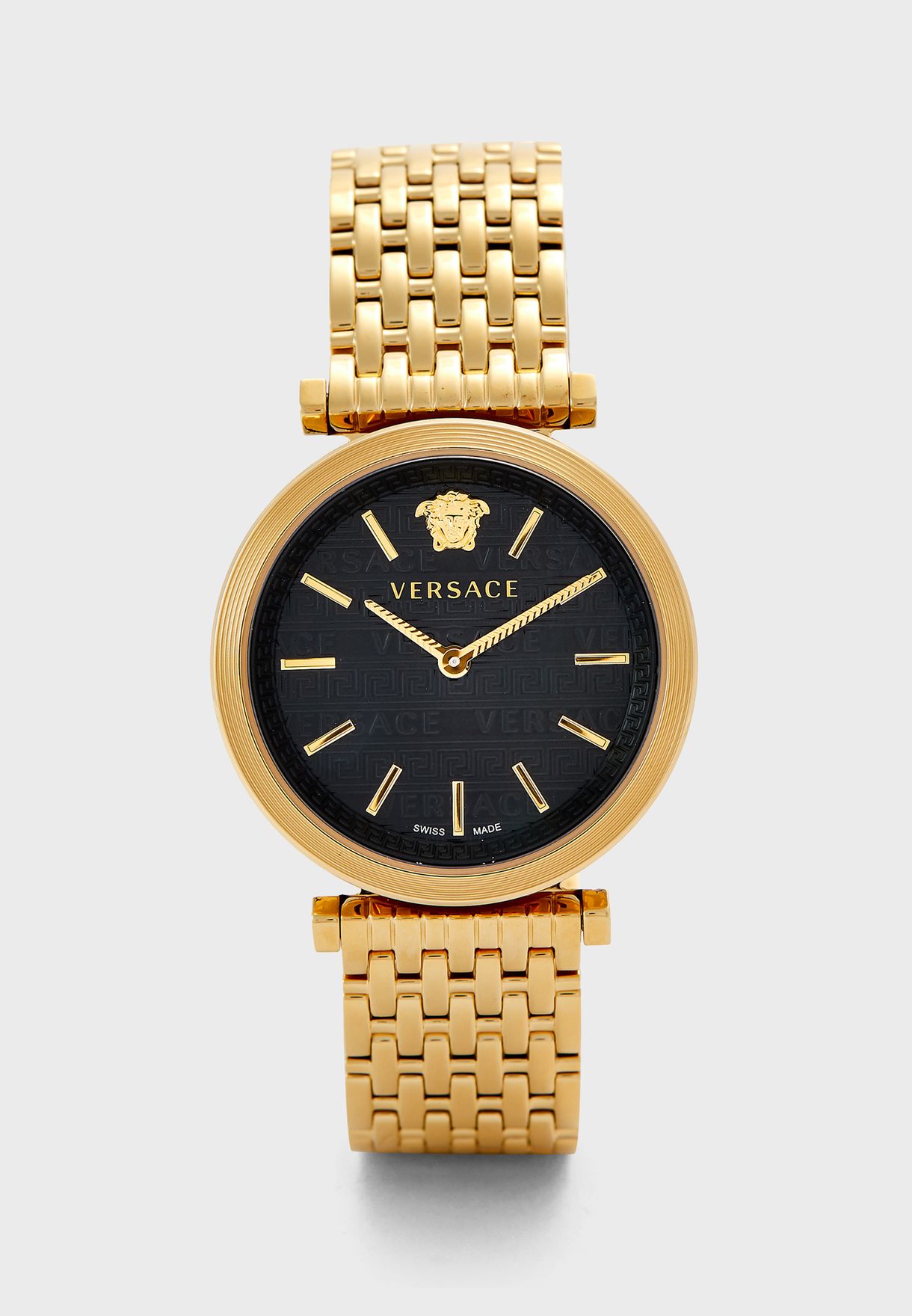 versace gold watch