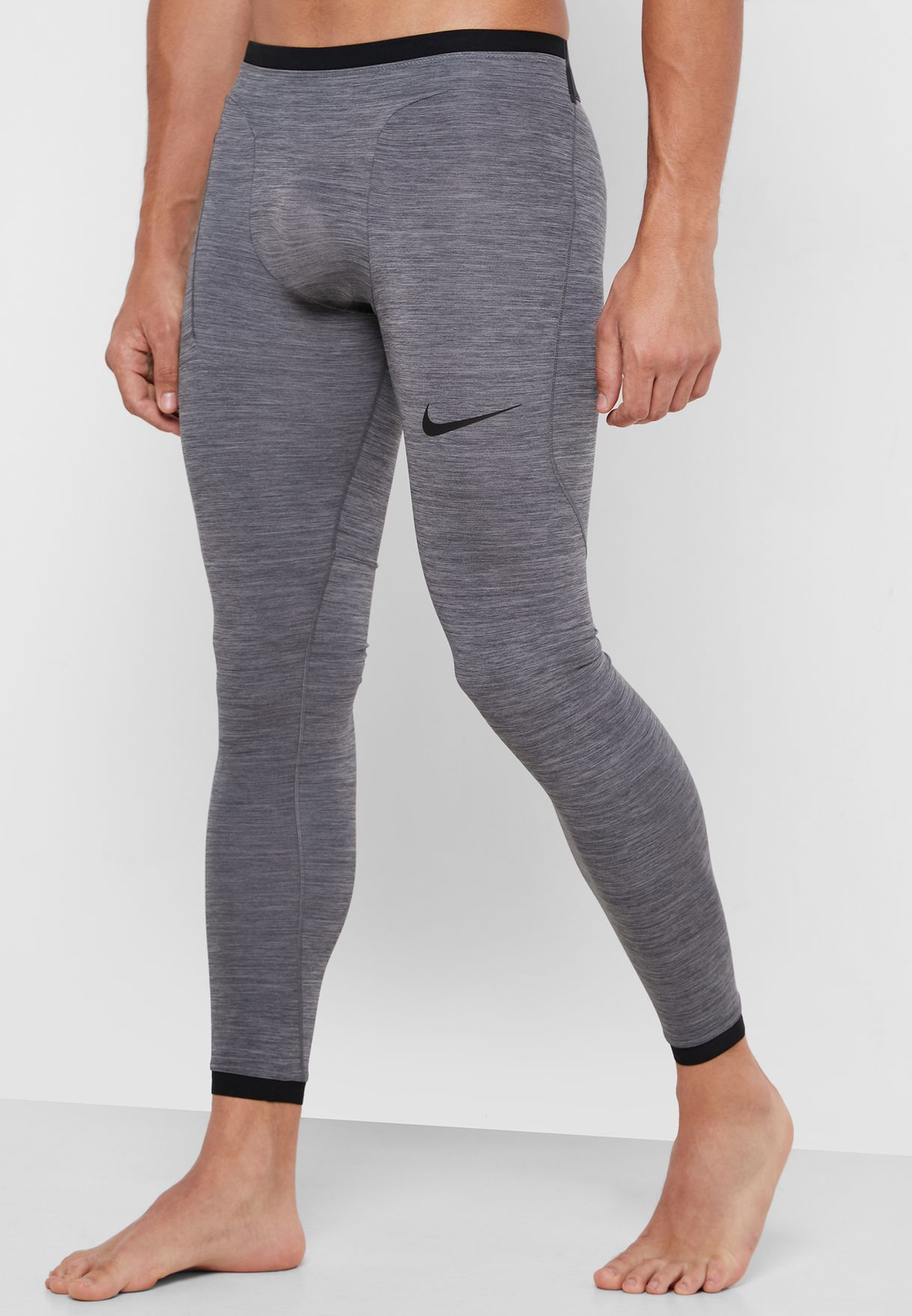 nike grey tights