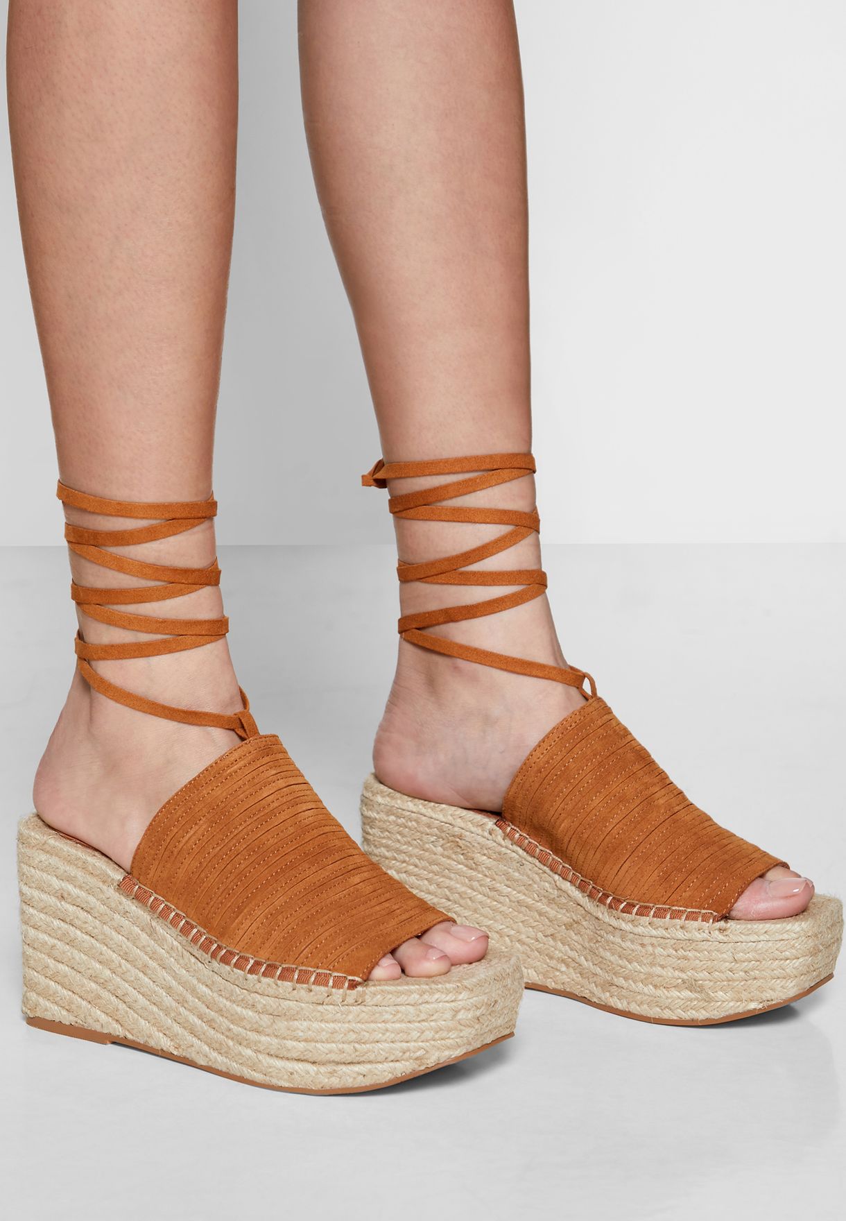 topshop tan sandals