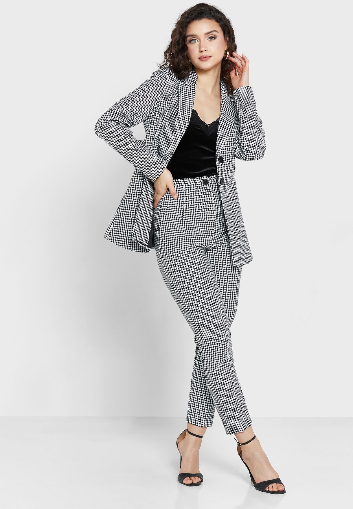 Belt Detail Longline Blazer